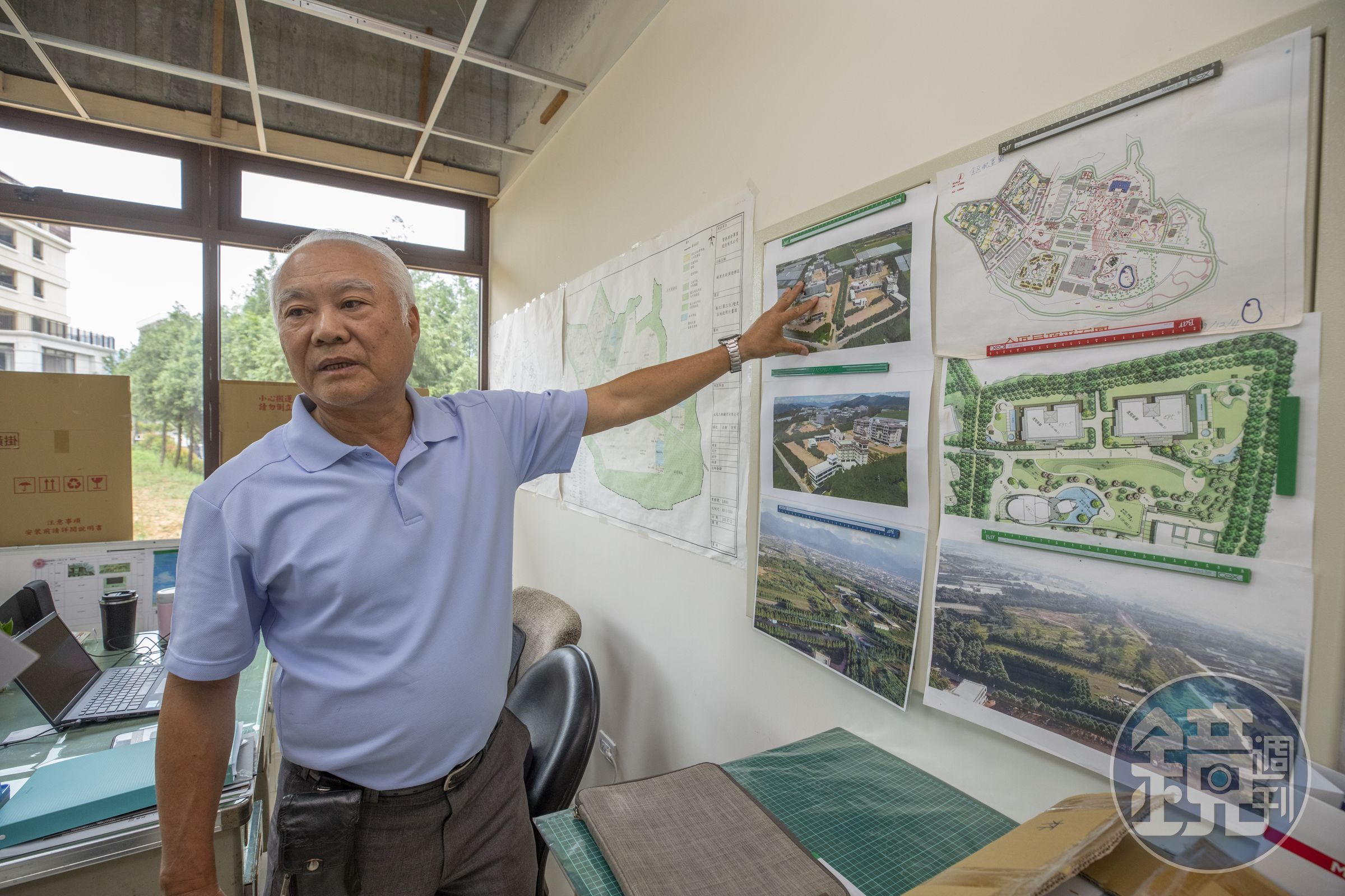 實地走訪赤崁頂遊樂區時，當地駐點多年的麗寶員工向本刊介紹園區規劃。