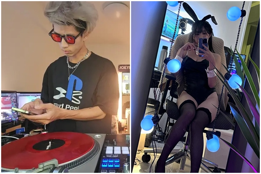 實況主Joey Kaotyk直播開台誤用赤鬼伯伯帳號，兩人關係引發討論。（翻攝自Dcard、赤鬼伯伯IG）