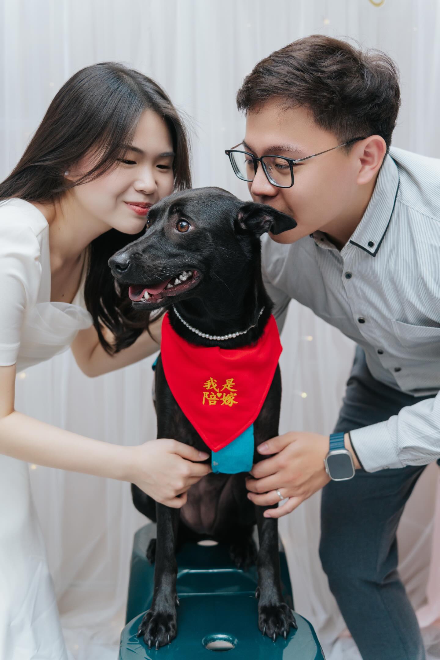 簡嘉芸近日宣布結婚喜訊，並曬出一家三口的甜蜜合照。（翻攝jiayun_0413 threads）
