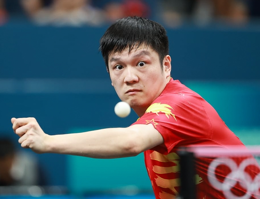 本屆奧運中國桌球男單選手僅剩下樊振東。（翻攝X @WTTGlobal）