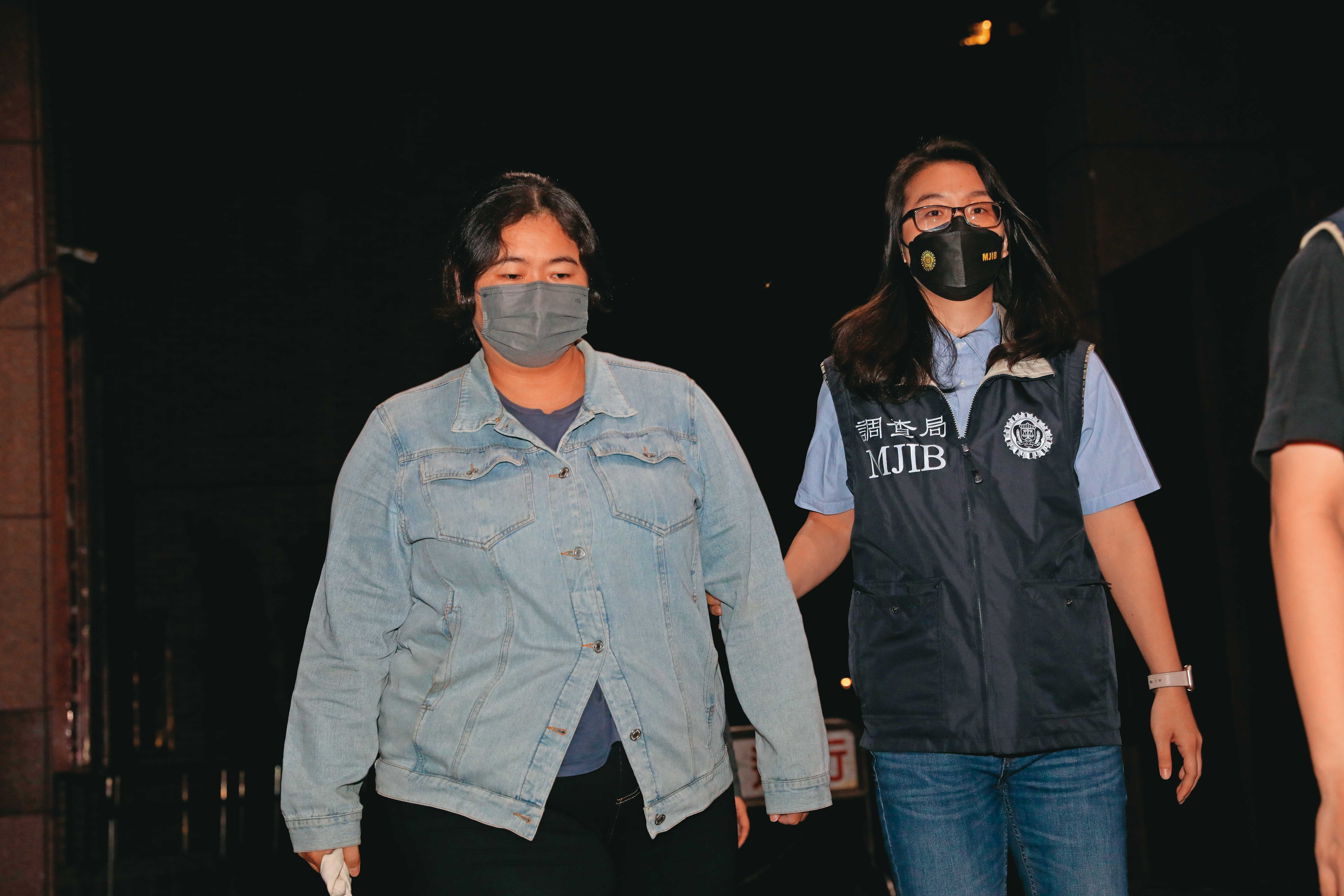 鄭鴻威律師的姊姊鄭彧歆（圖）涉嫌協助處理黑錢遭約談。