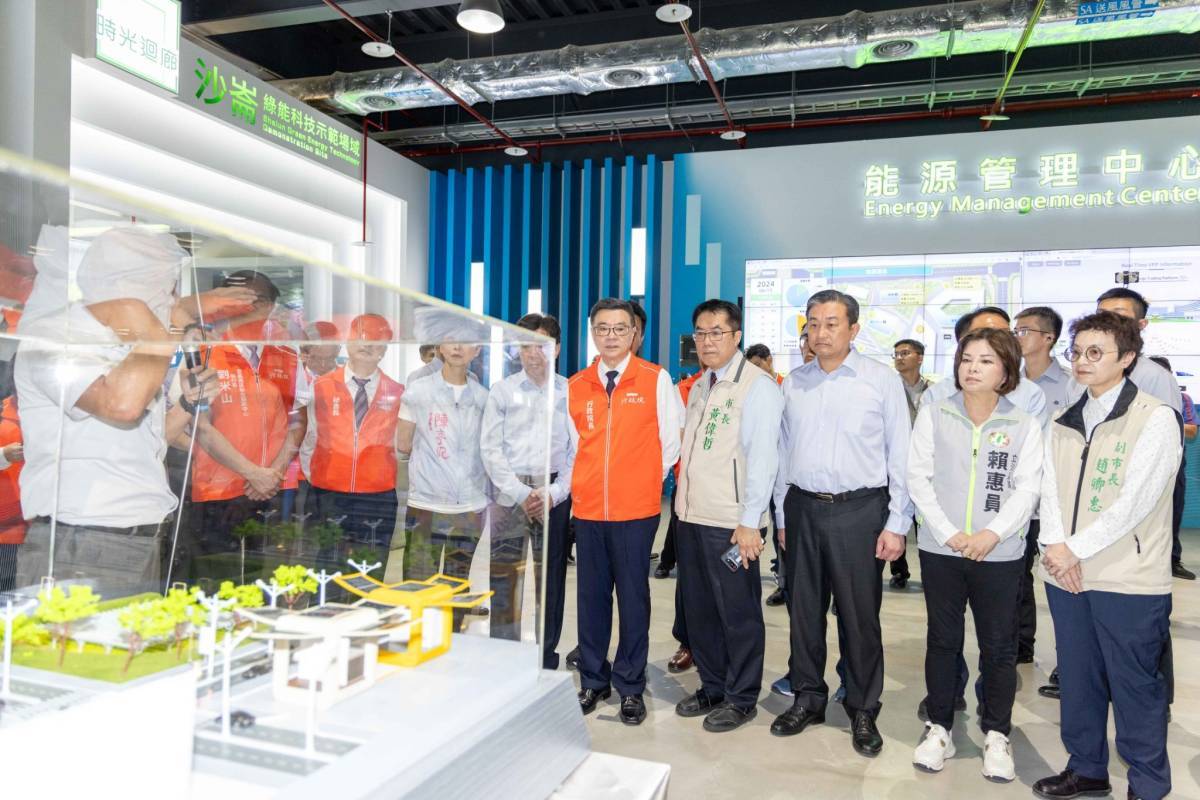 臺南市政府積極發展綠電與再生水,將在沙崙科學城成立全區整合辦公室。(台南市政府提供)
