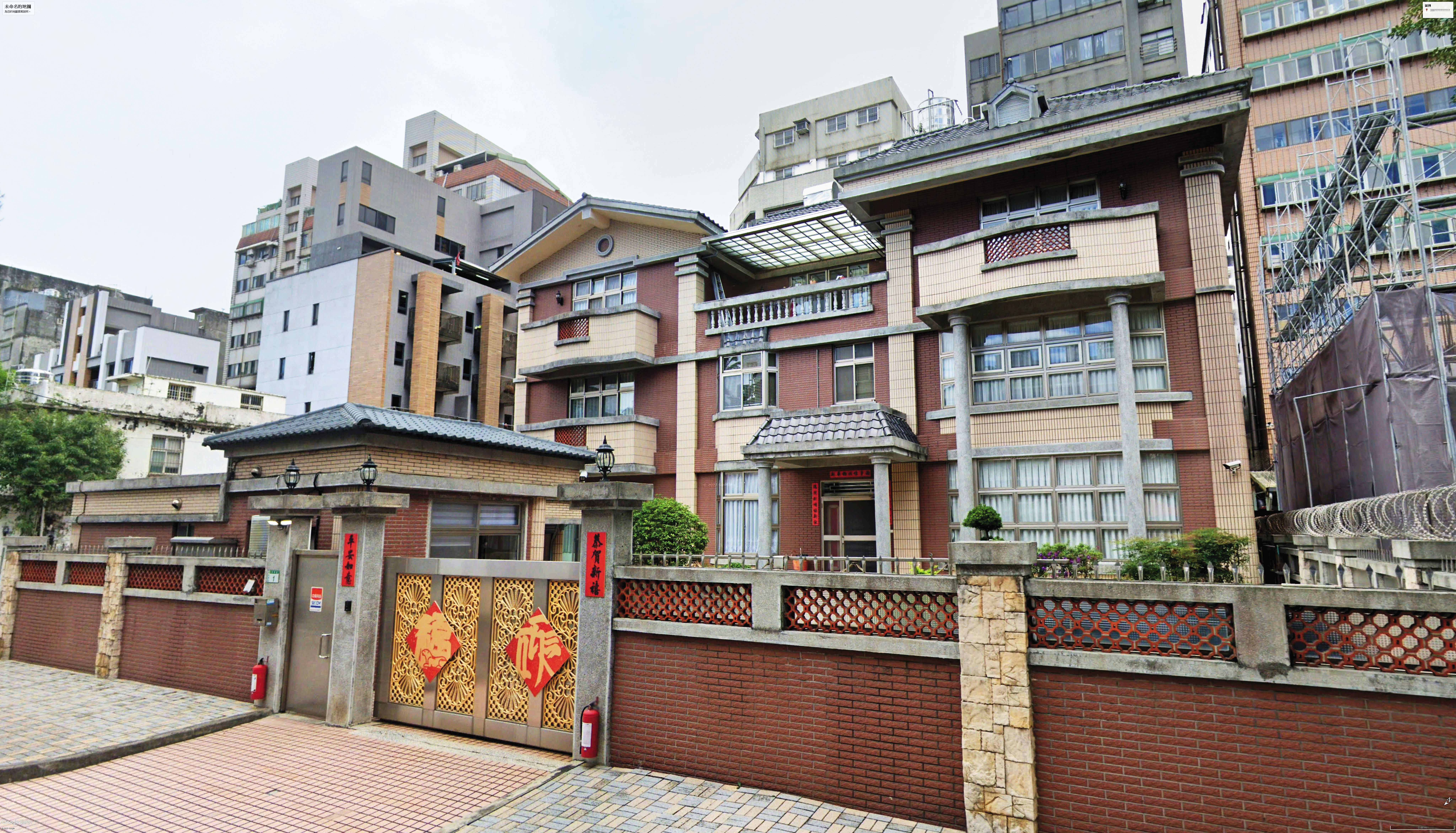 廖俊松父子在鄭文燦擔任桃園市長的官邸（圖）桌下強塞500萬元，但2人對送錢說法前後不一。（翻攝Google Maps）
