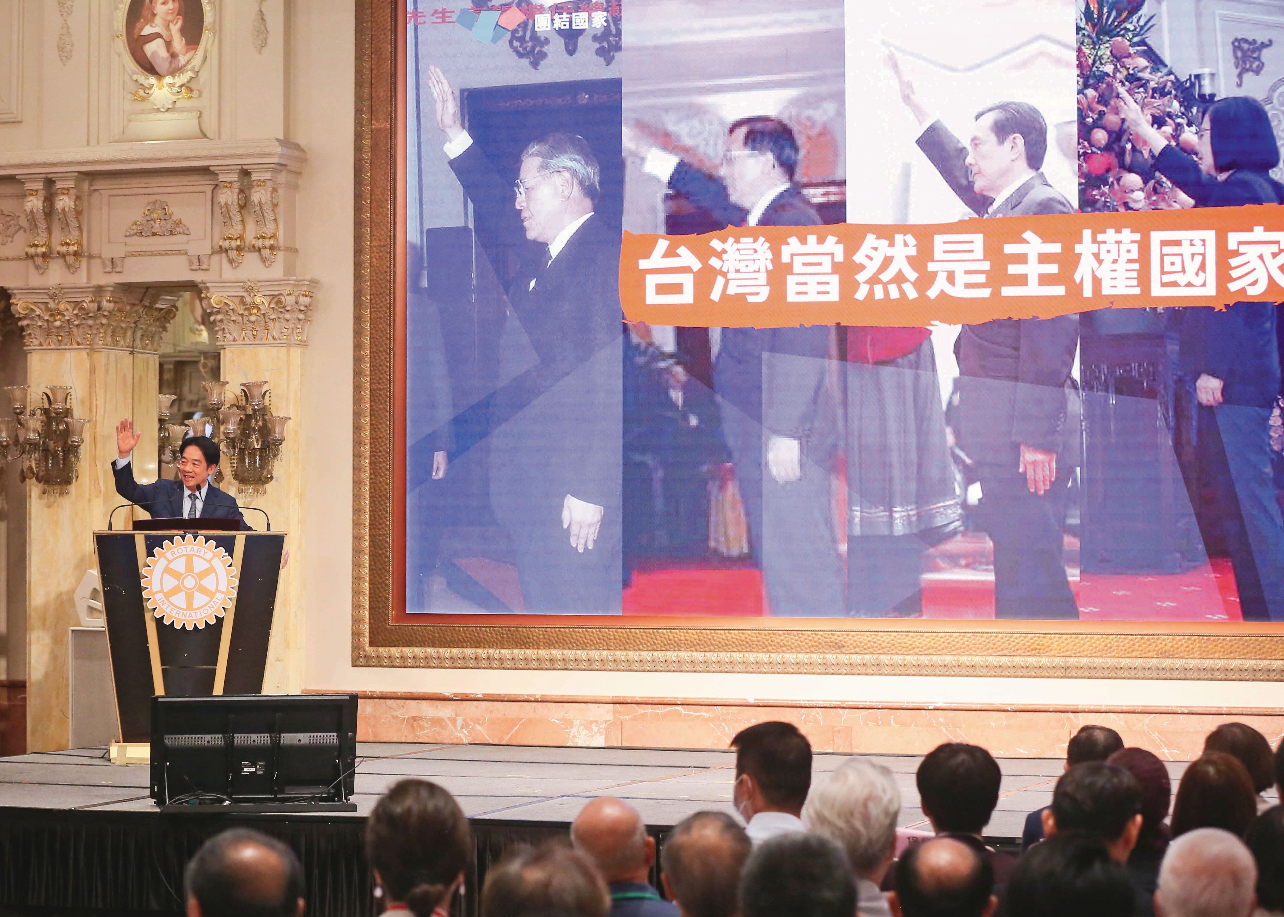 賴清德總統的團結台灣十講已成他個人的政治危機，最大的問題出在他的人設與發言位置。（鏡報董孟航）