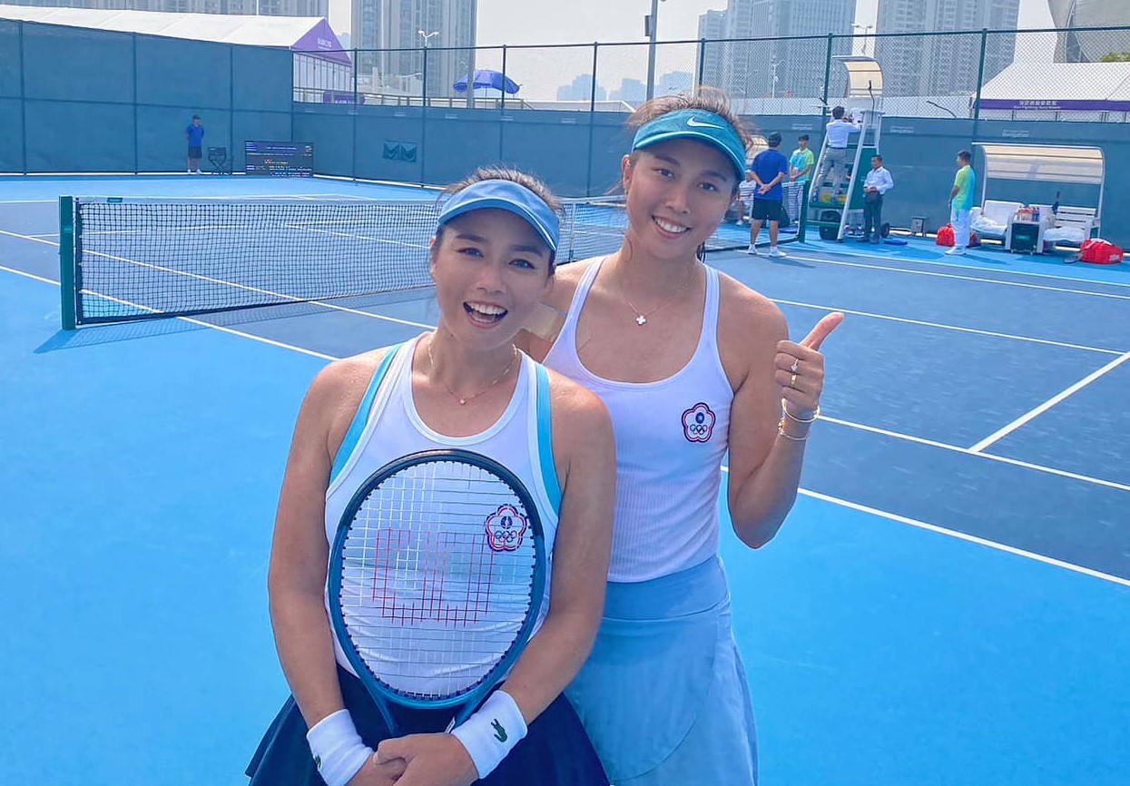 詹家姊妹巴黎奧運第一輪就是硬仗。（翻攝詹詠然臉書）