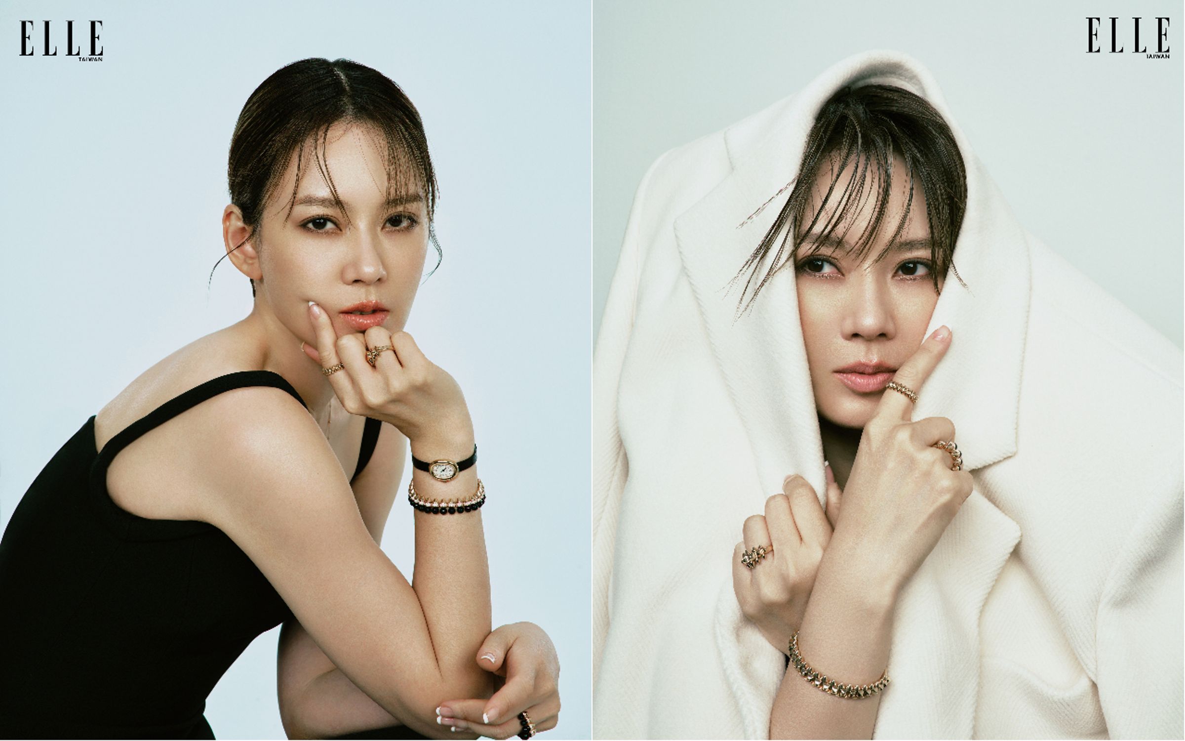Melody 24歲回台發展,出道3年便閃嫁大15歲的吳育奇,今年結束17年婚。(《ELLE》國際中文版提供)