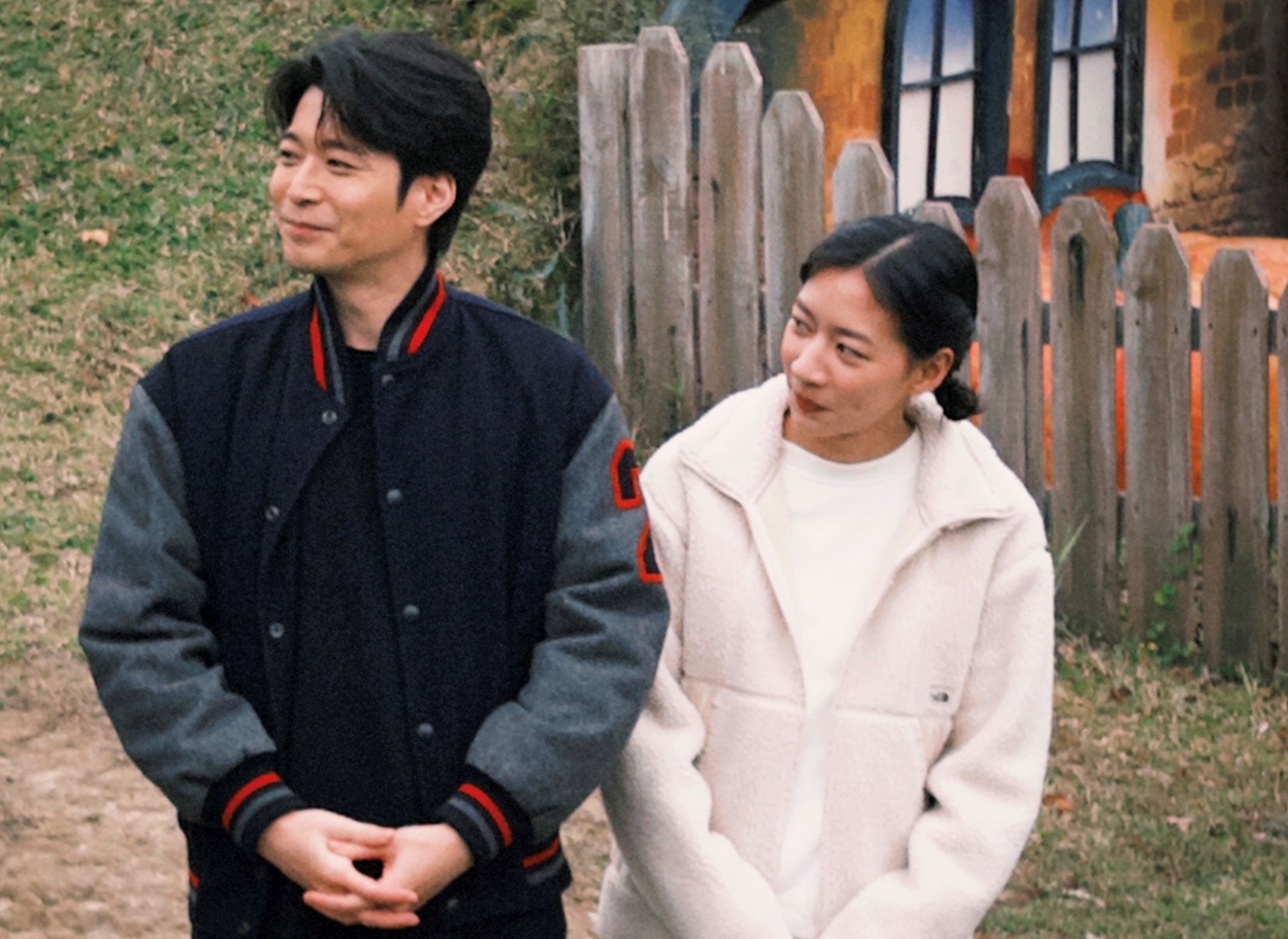 侯彥西（左）上《飢餓遊戲》被封是「白雲哥接班人」。（中視提供）