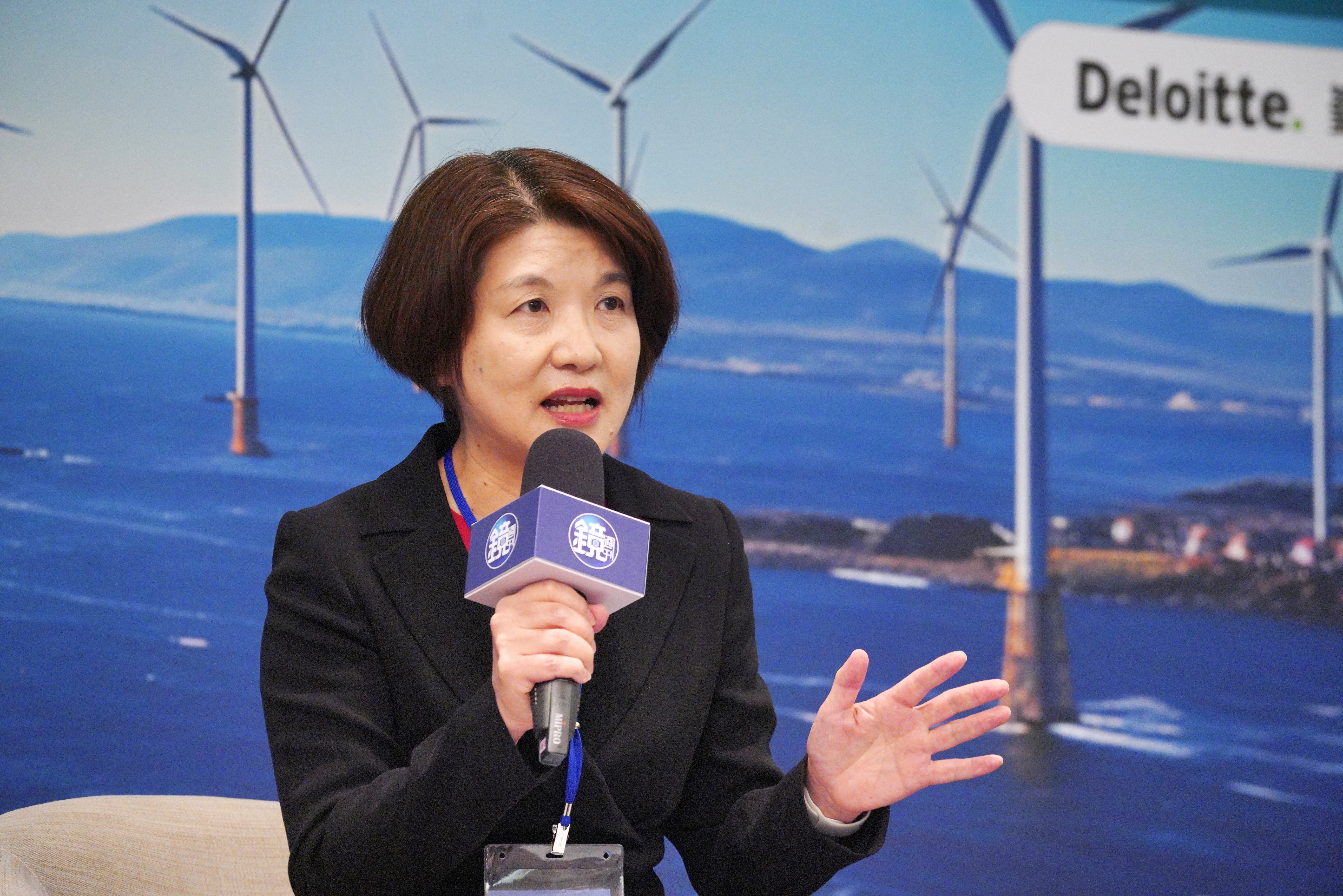 鏡週刊「2023台灣離岸風電高峰論壇」邀請產官學專家一同與會，中國信託銀行副總李靜婷特別分享寶貴的融資經驗。