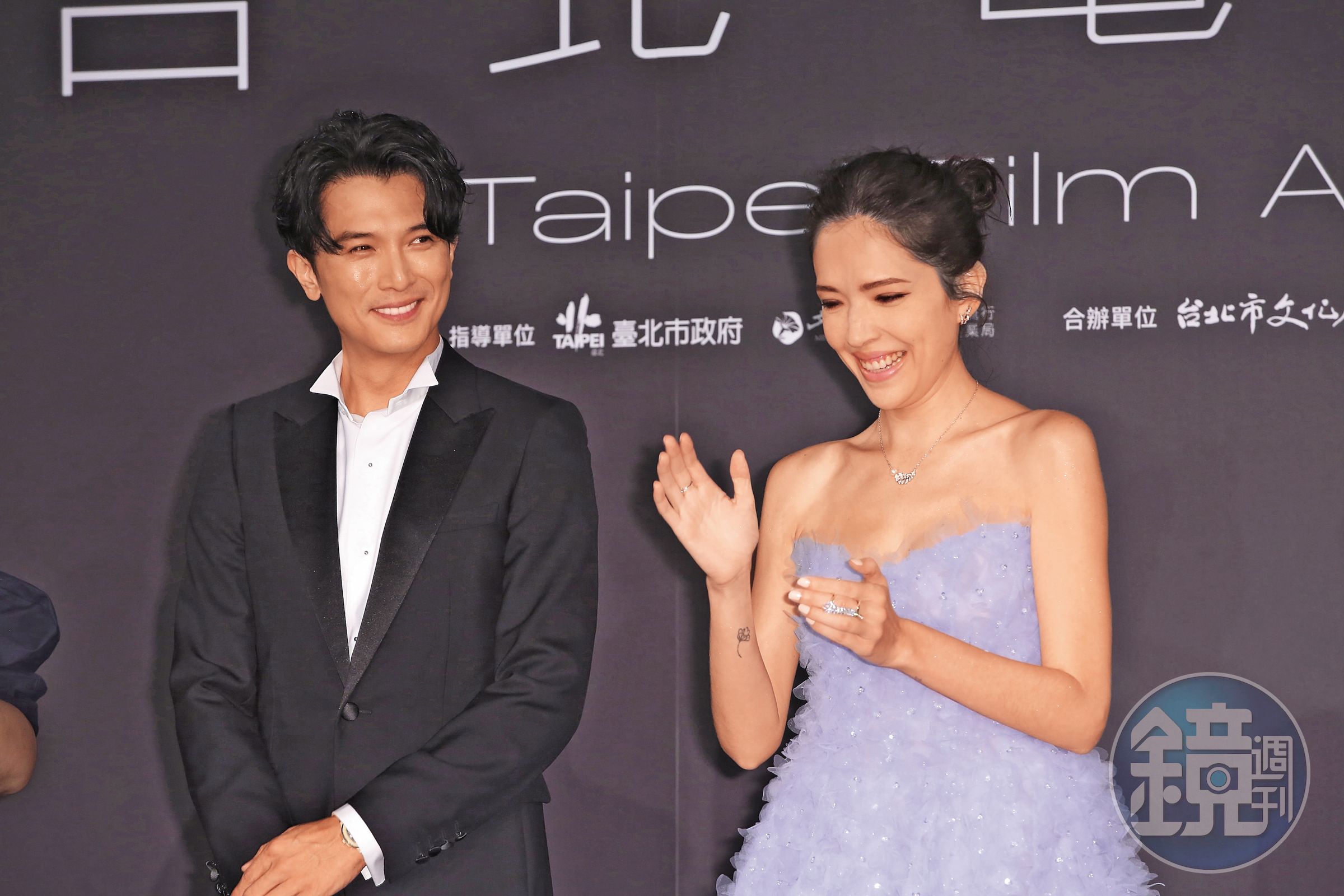 邱澤（左）與許瑋甯（右）因為合作電影相戀，2021年底閃婚，今年更迎來兒子Ian。