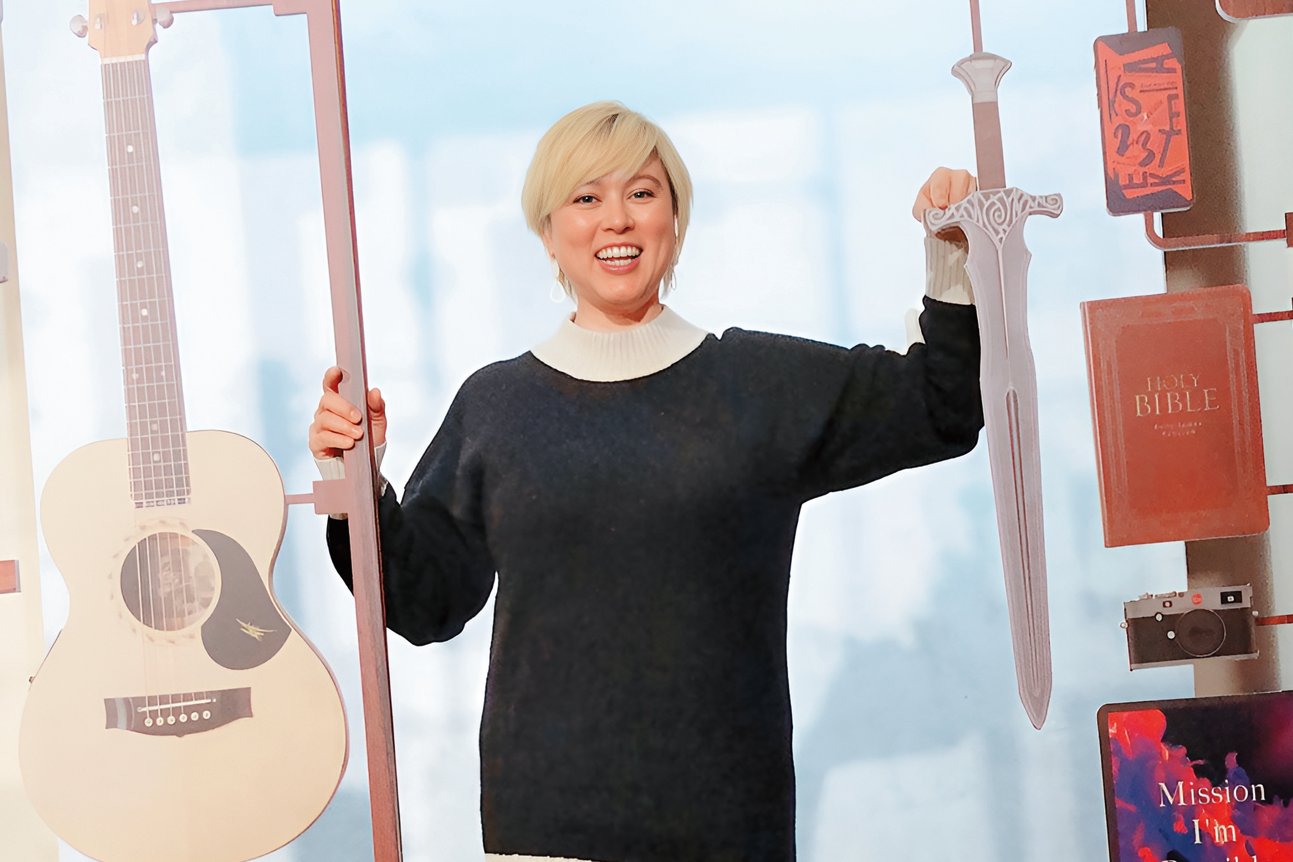 54歲的任潔玲,今年祕密閃嫁小10歲的陸籍老公,婚後定居在台灣。(翻攝自任潔玲臉書)