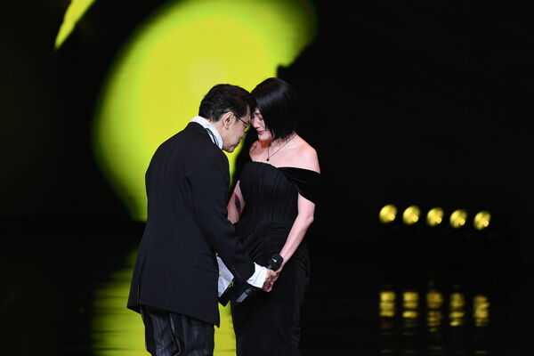 蔡康永陪同小S出席金鐘獎。（三立提供）