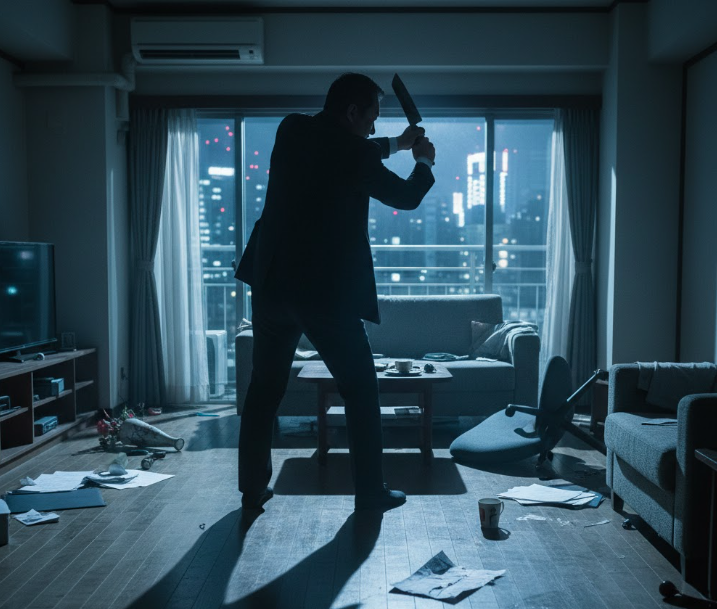 日本一名上班族不滿自己的年終獎金無故被縮減,一怒之下砍死公司社長。(示意圖,由AI生成)