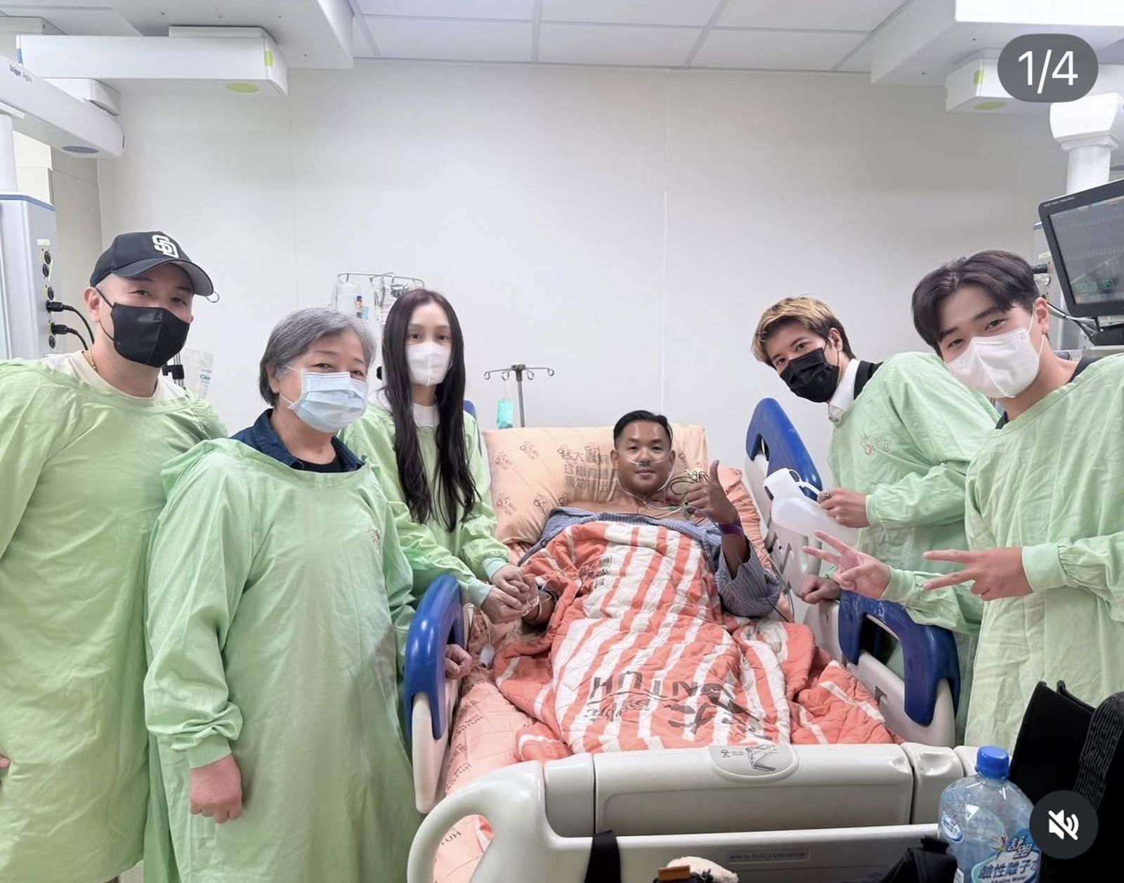 王力宏探視手提尿壺 黑人轉普通病房報平安