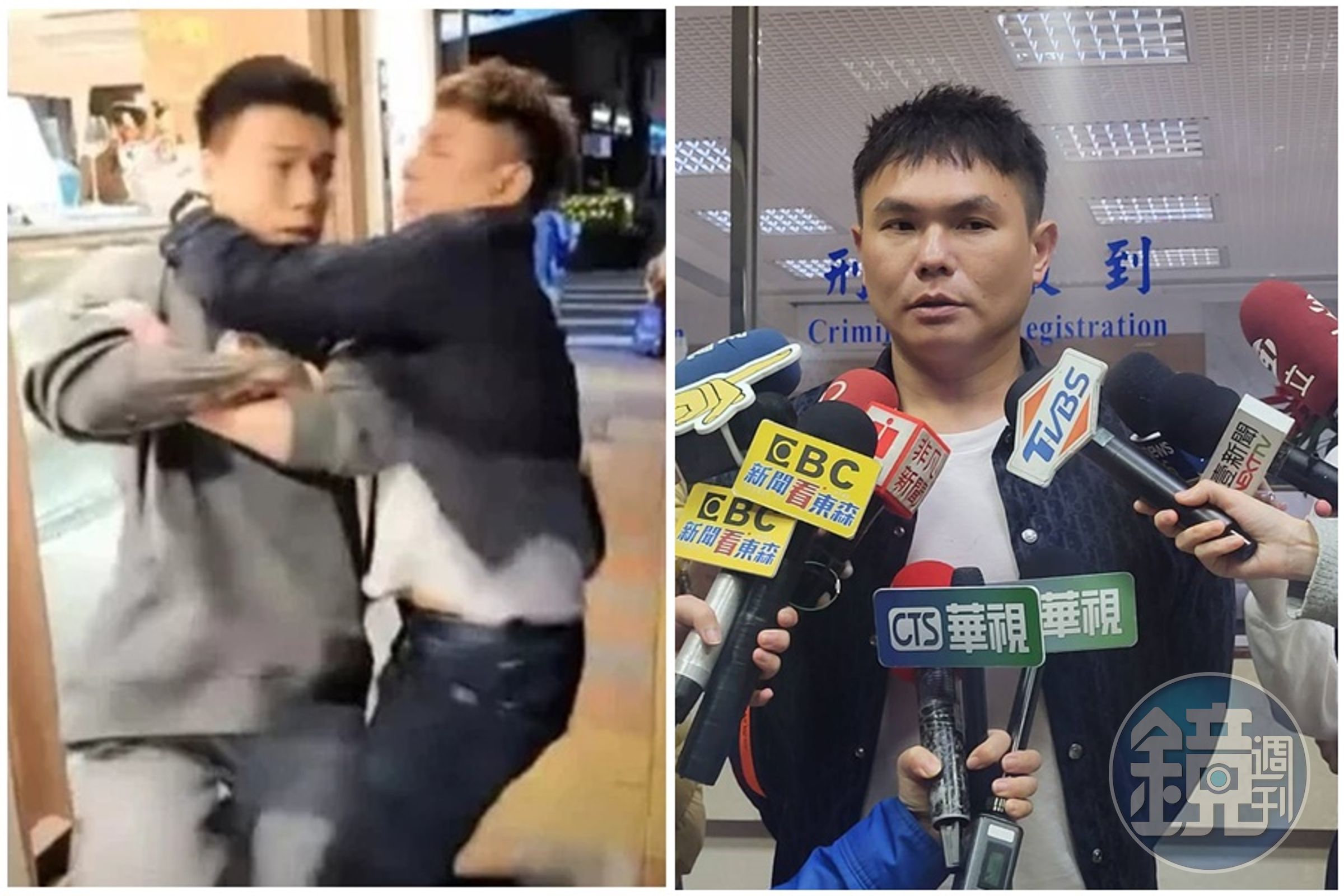 YT網紅超哥，今交保依舊氣憤表示，「如果時間倒轉一次，我還是會揍他」。（翻攝自直播）
