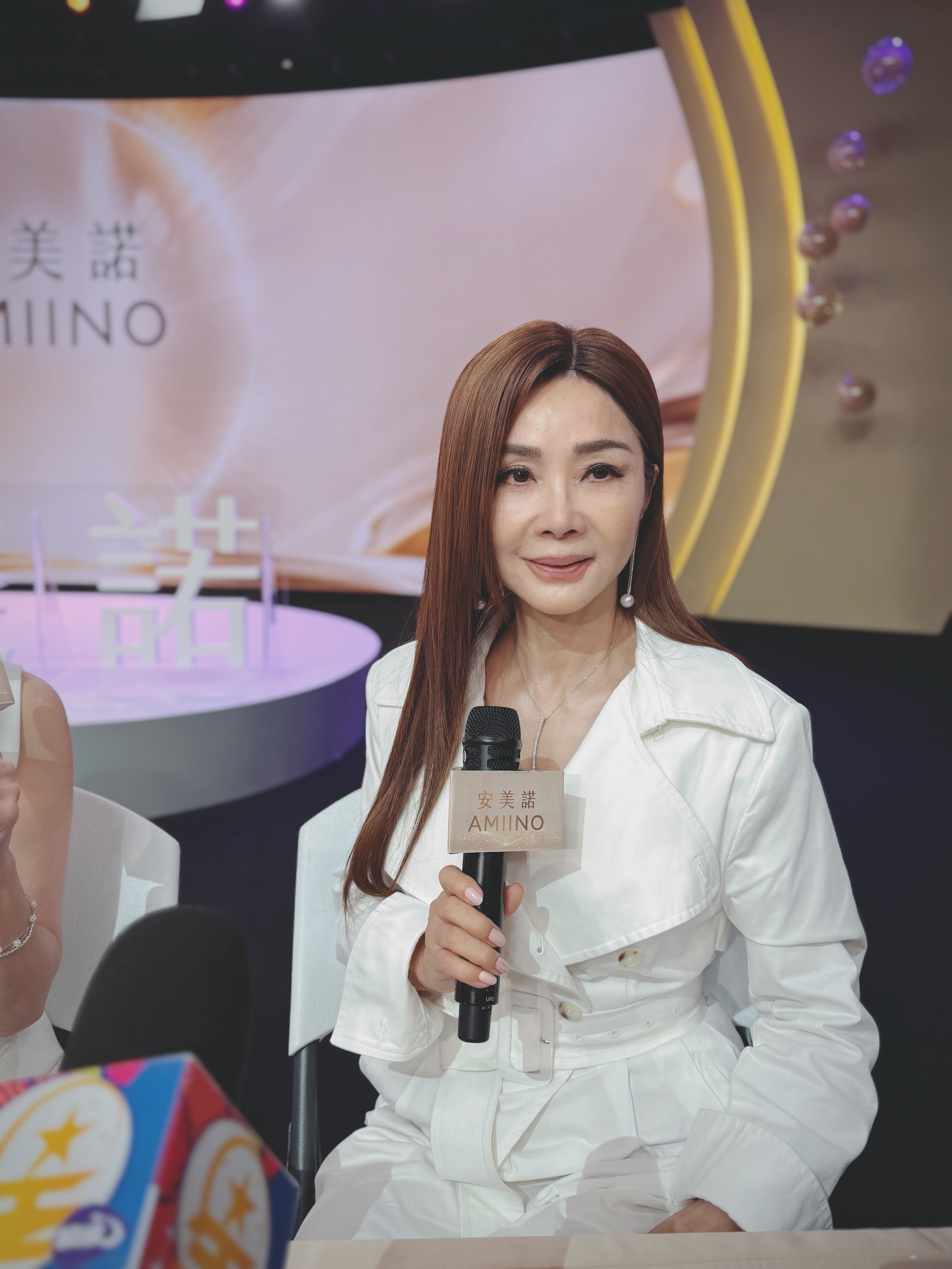 陳美鳳今天出席代言記者會分享凍齡秘訣。葉婉如攝