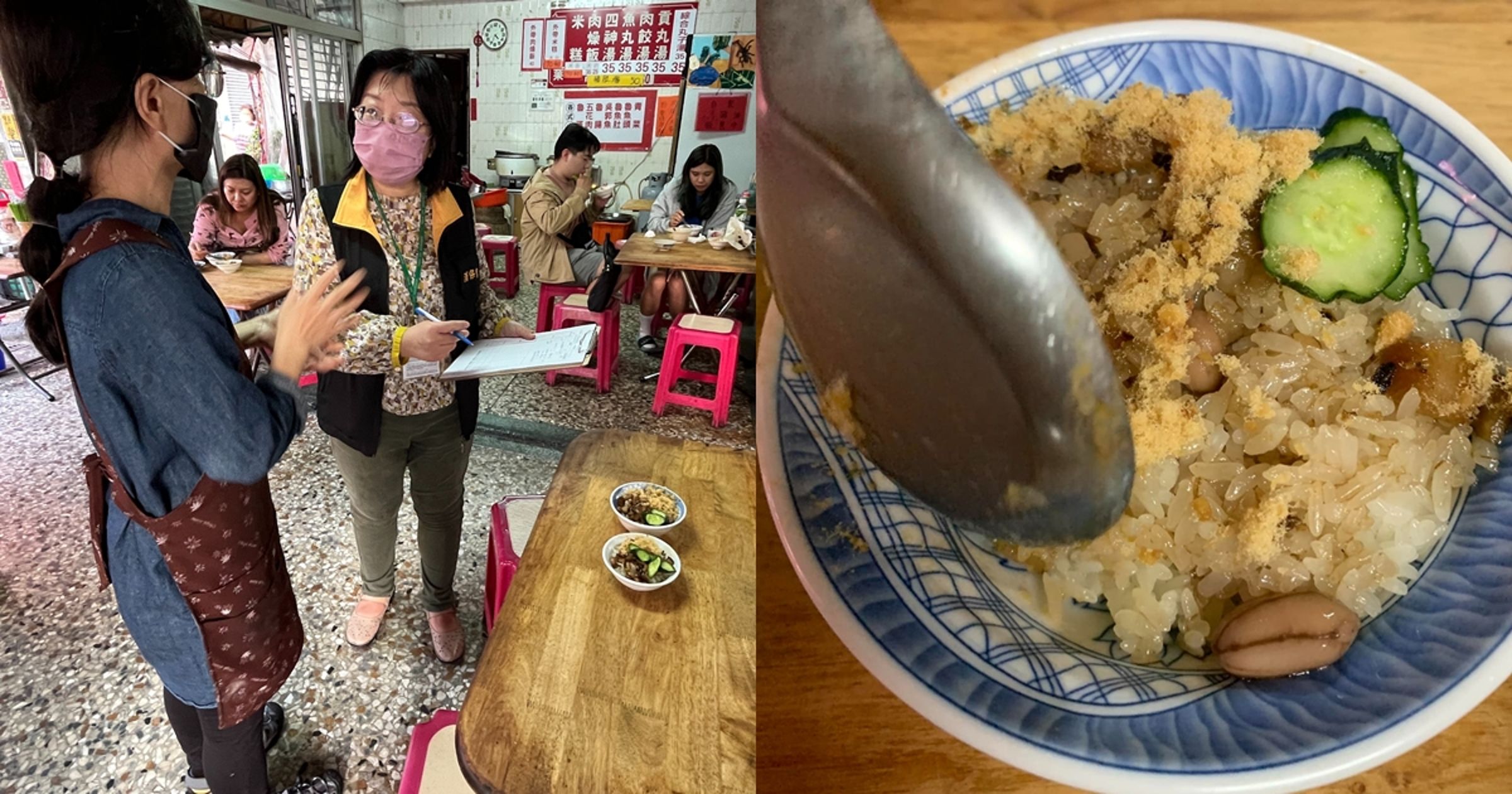 台南市一間米糕老店大碗米糕漲價為70元,讓網友嚇壞。(翻攝自台南大小事臉書、台南市政府法制處提供)