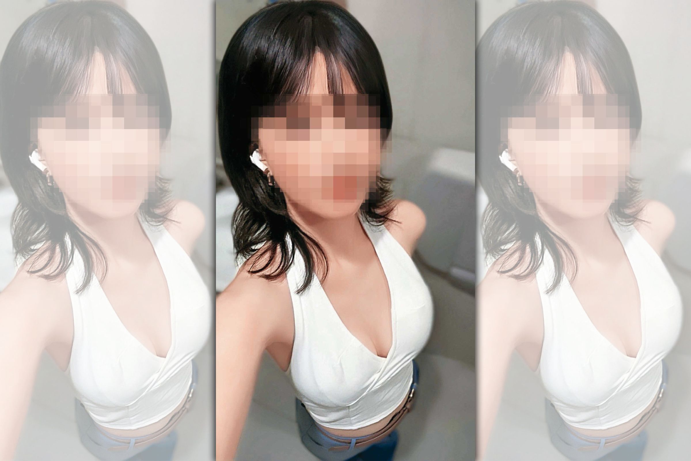 外型亮眼的女大生A小姐（圖）被張越河騙回家，最後遭張侵犯。（讀者提供）