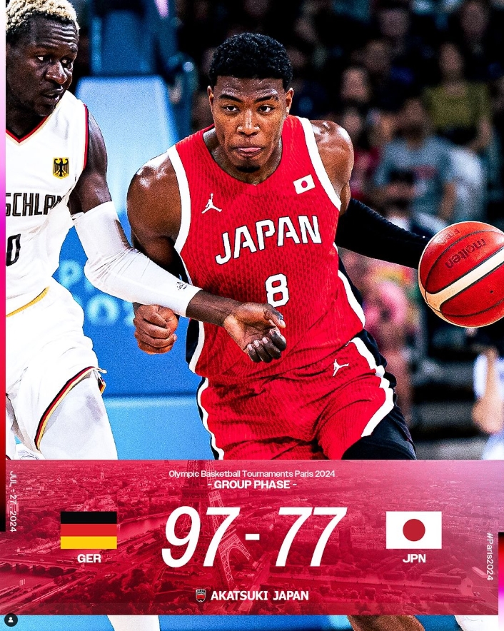 代表日本出戰奧運男籃的NBA球星八村壘，今宣布因為腿傷退出國家隊。（翻攝自Instagram japan_basketball）