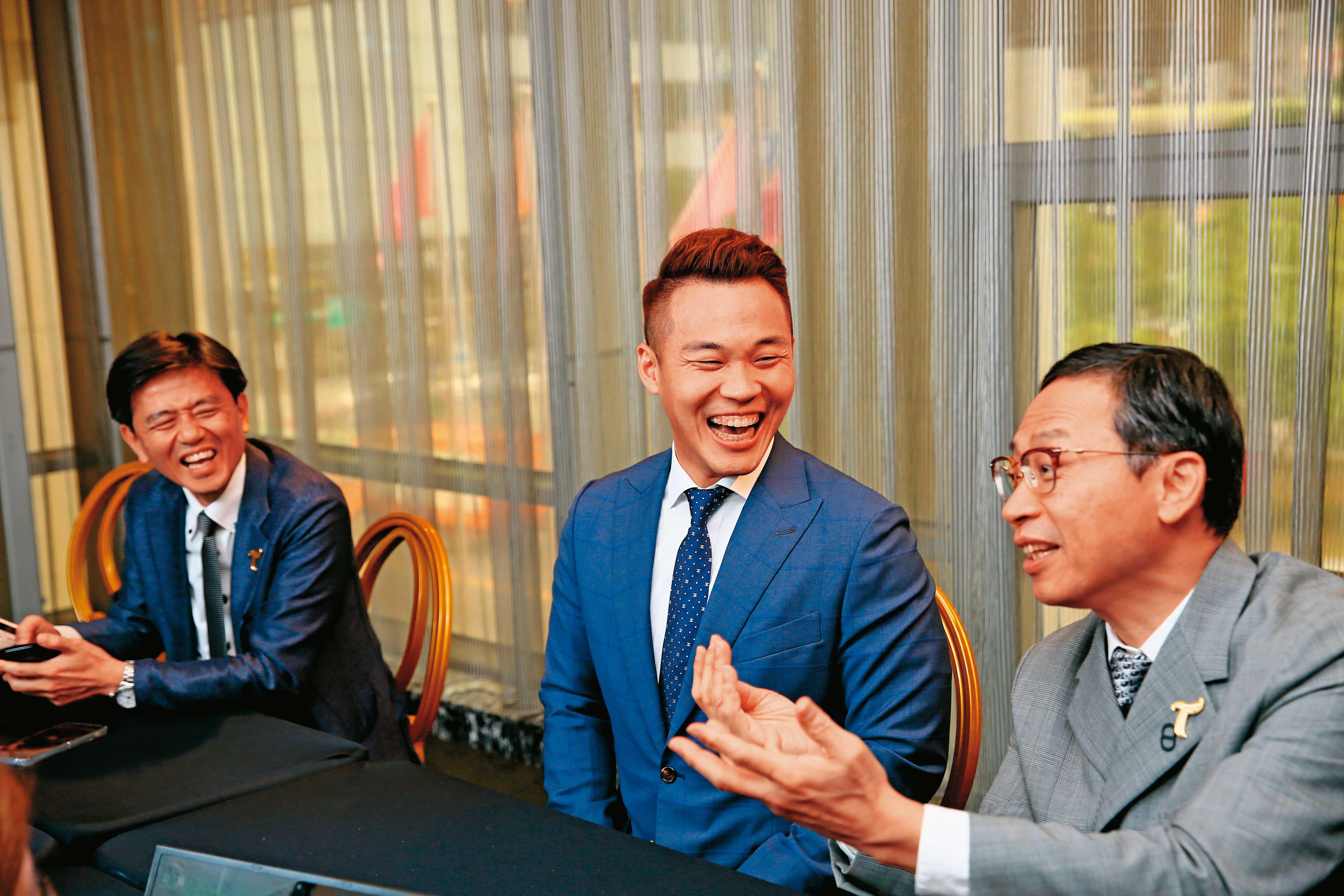 王柏融返台加入中職接受本刊專訪，台鋼雄鷹隊對他寄予厚望。