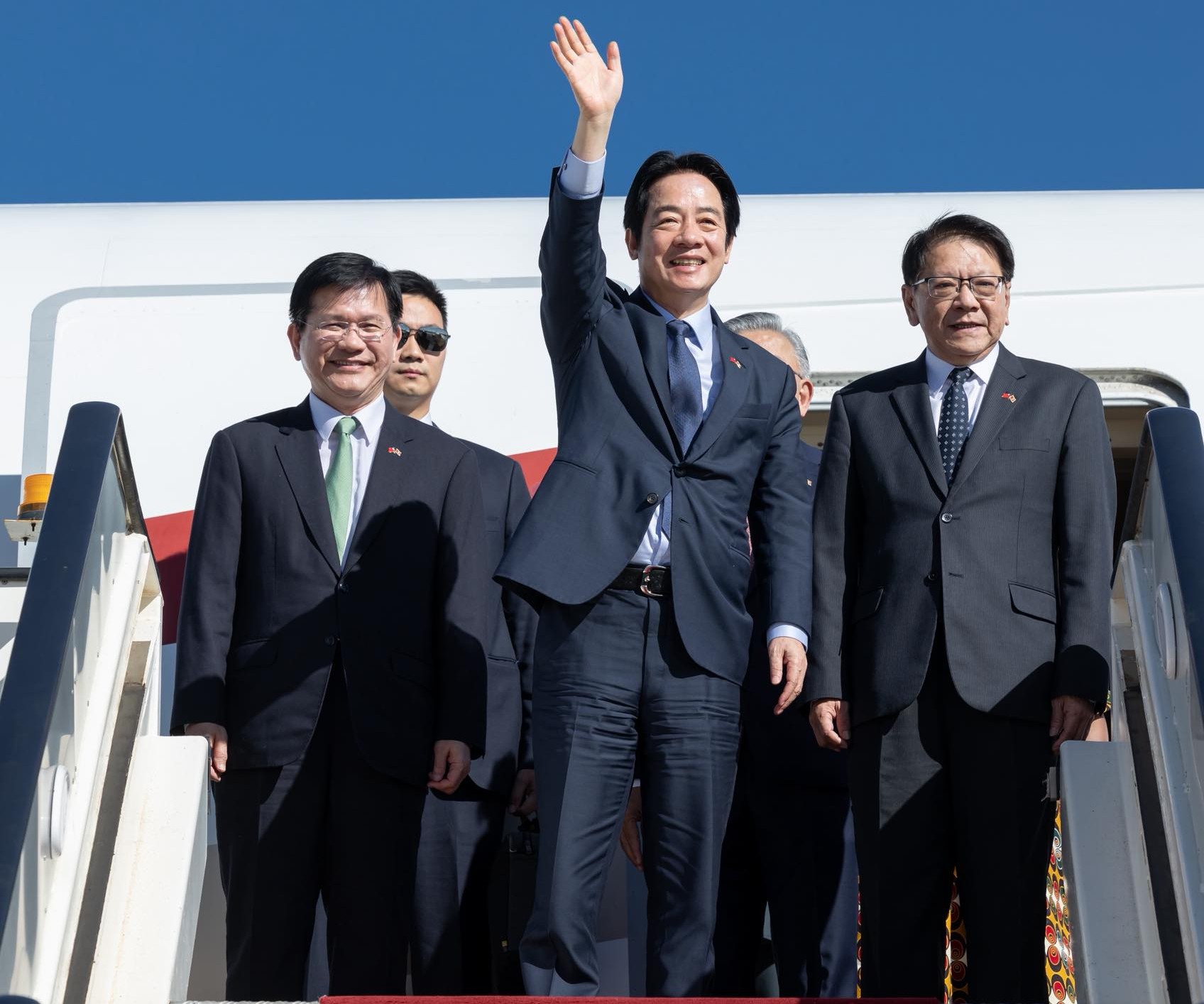 賴清德稍早於臉書公布該消息「國人同胞大家好，我在稍早抵達友邦史瓦帝尼。」他強調會堅持到底。（翻攝自臉書@賴清德）