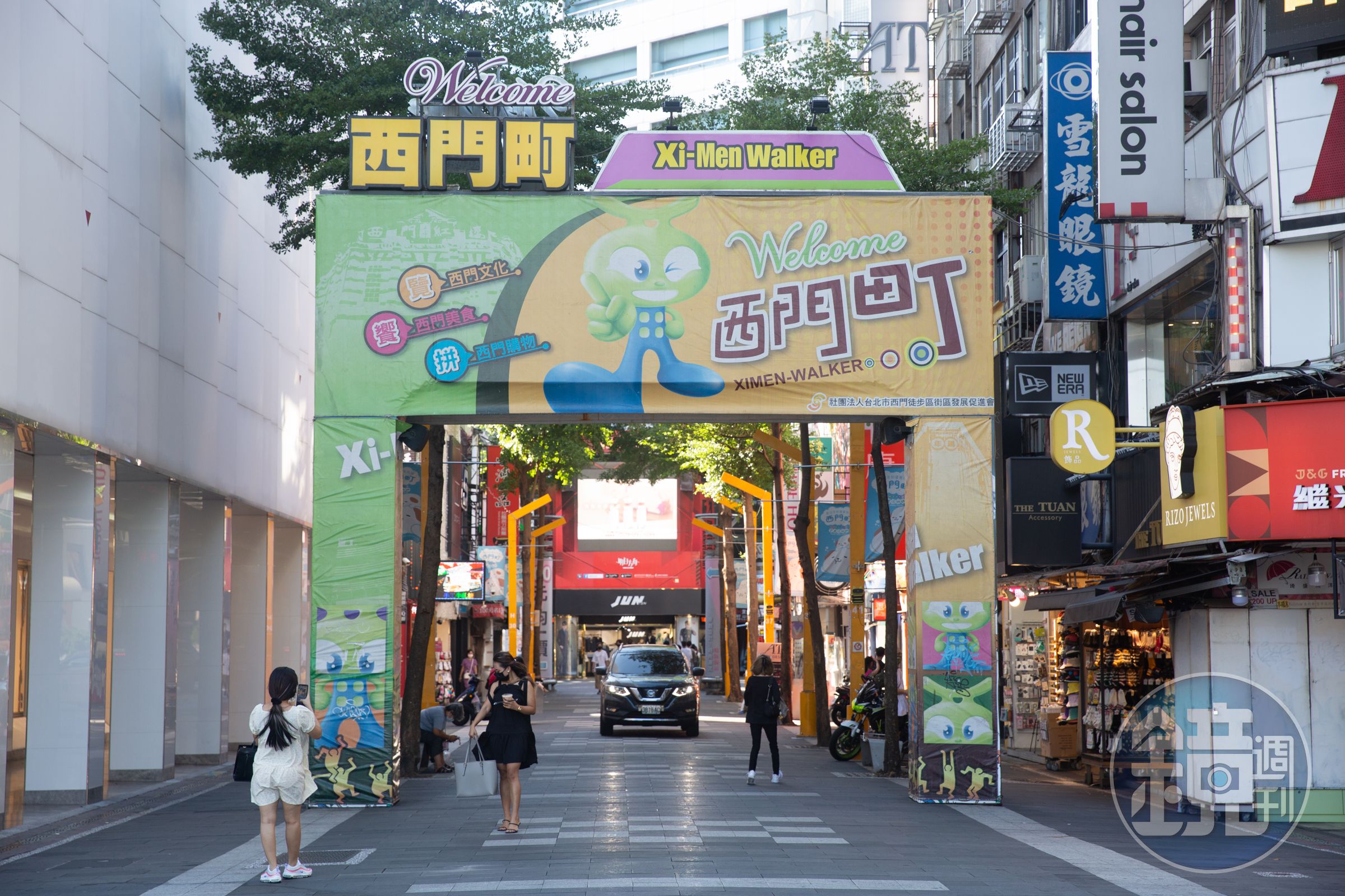 西門町商圈深受外國旅客歡迎。(本刊資料照)
