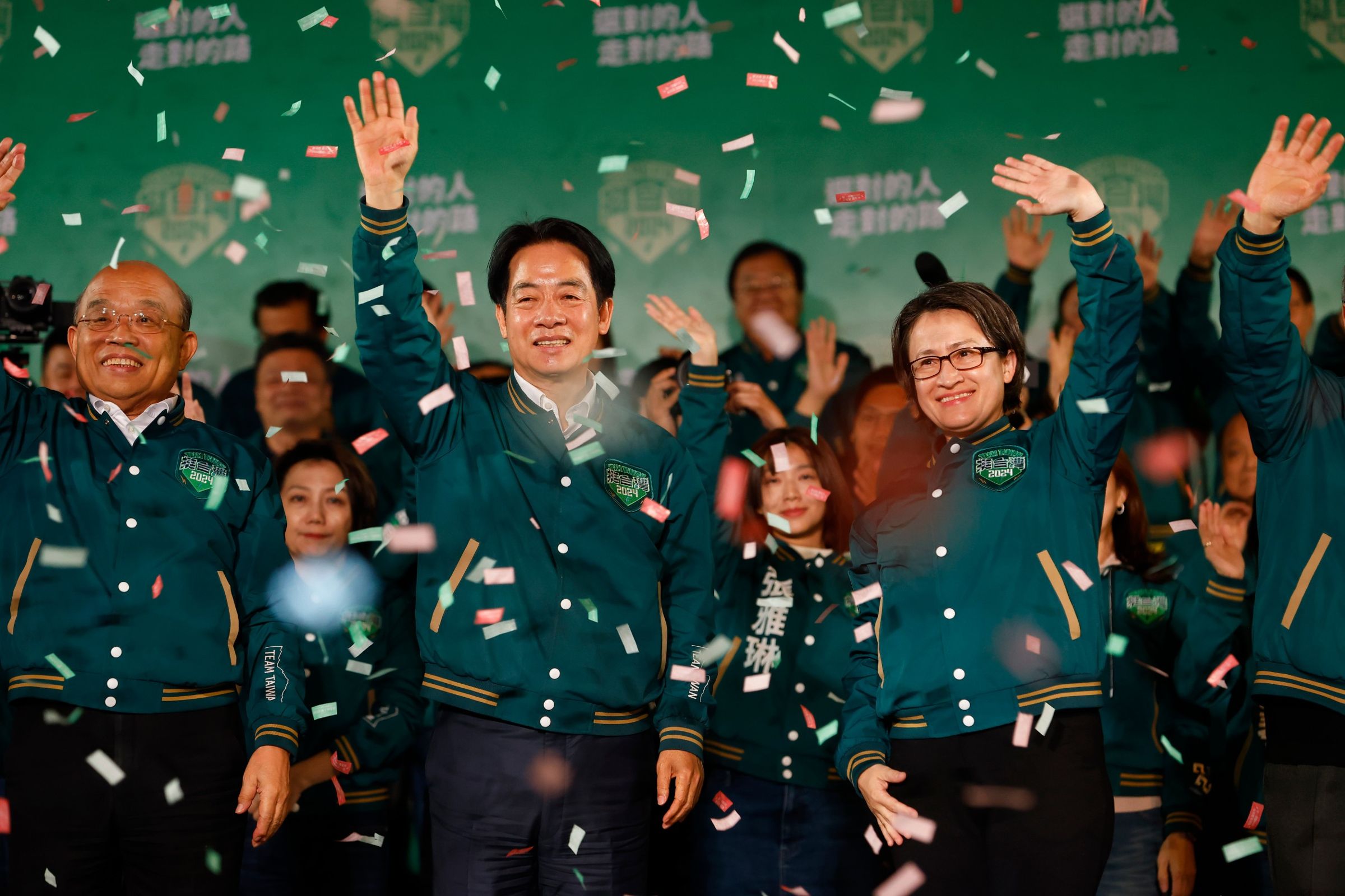 民進黨勝選總統,國會議員選舉雖然席位輸了,但是得票率仍領先。