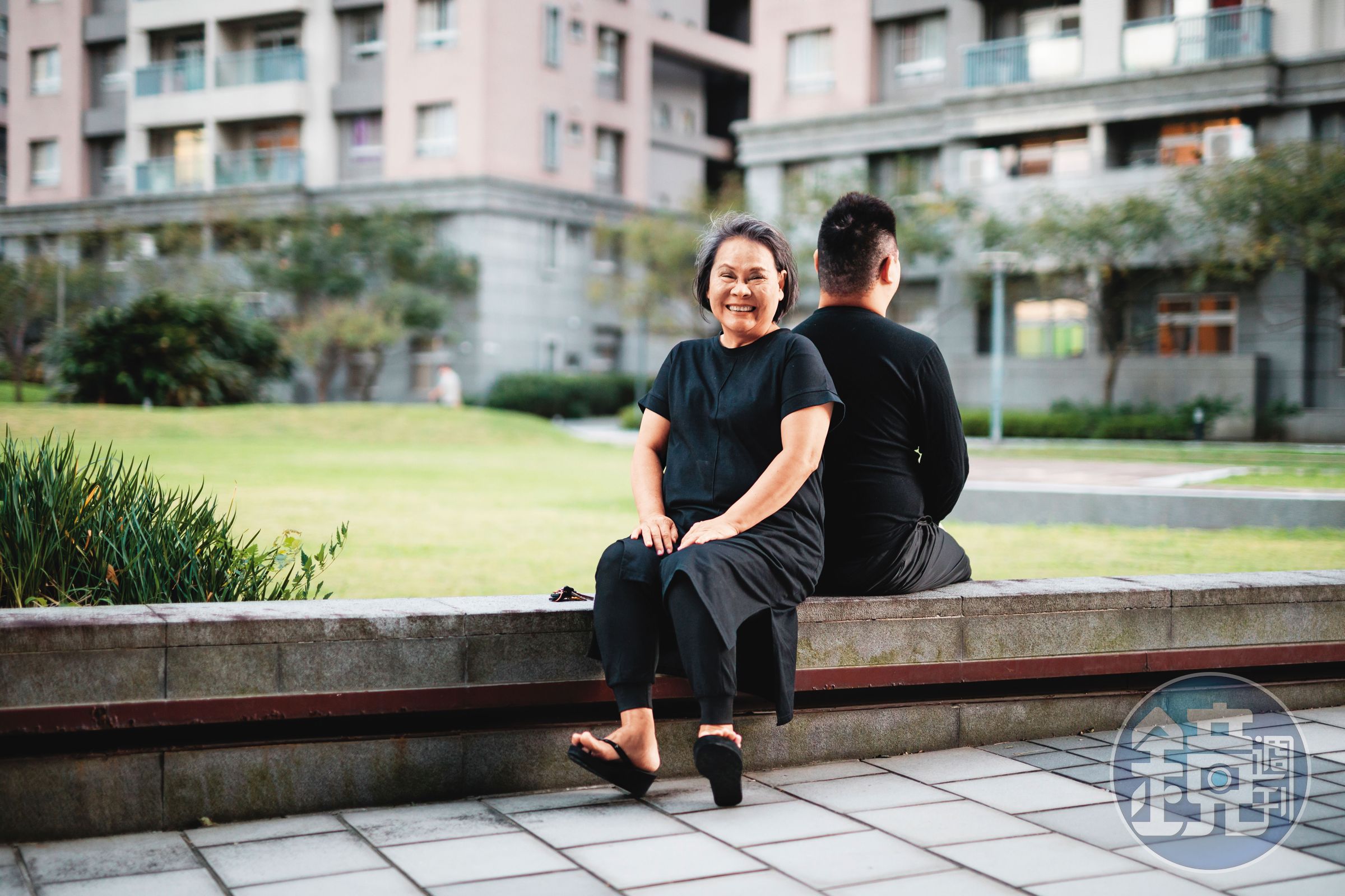 洪籽棠與兒子住在雙老家園已3年,她說,兒子非常喜歡到社區的小作所上班。