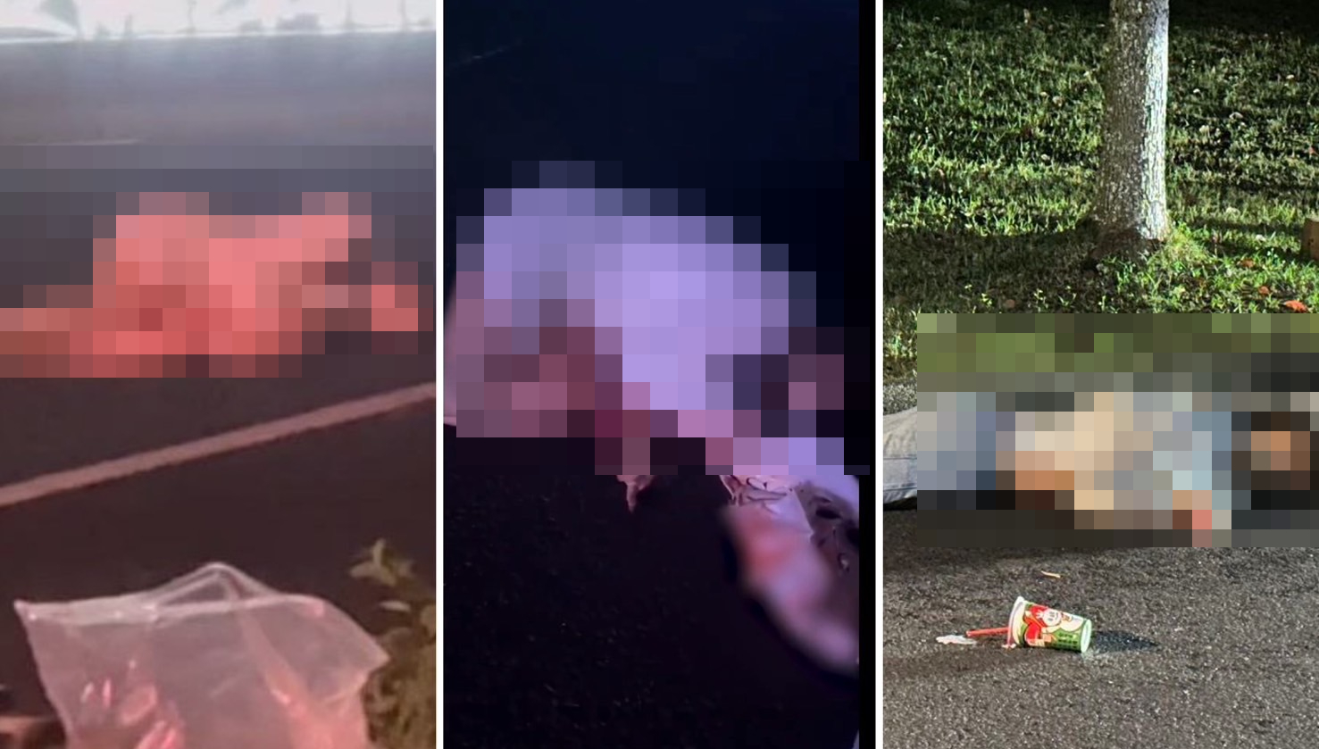 中國隨機殺人,被害者倒臥路上。(翻攝李老師不是你老師X)