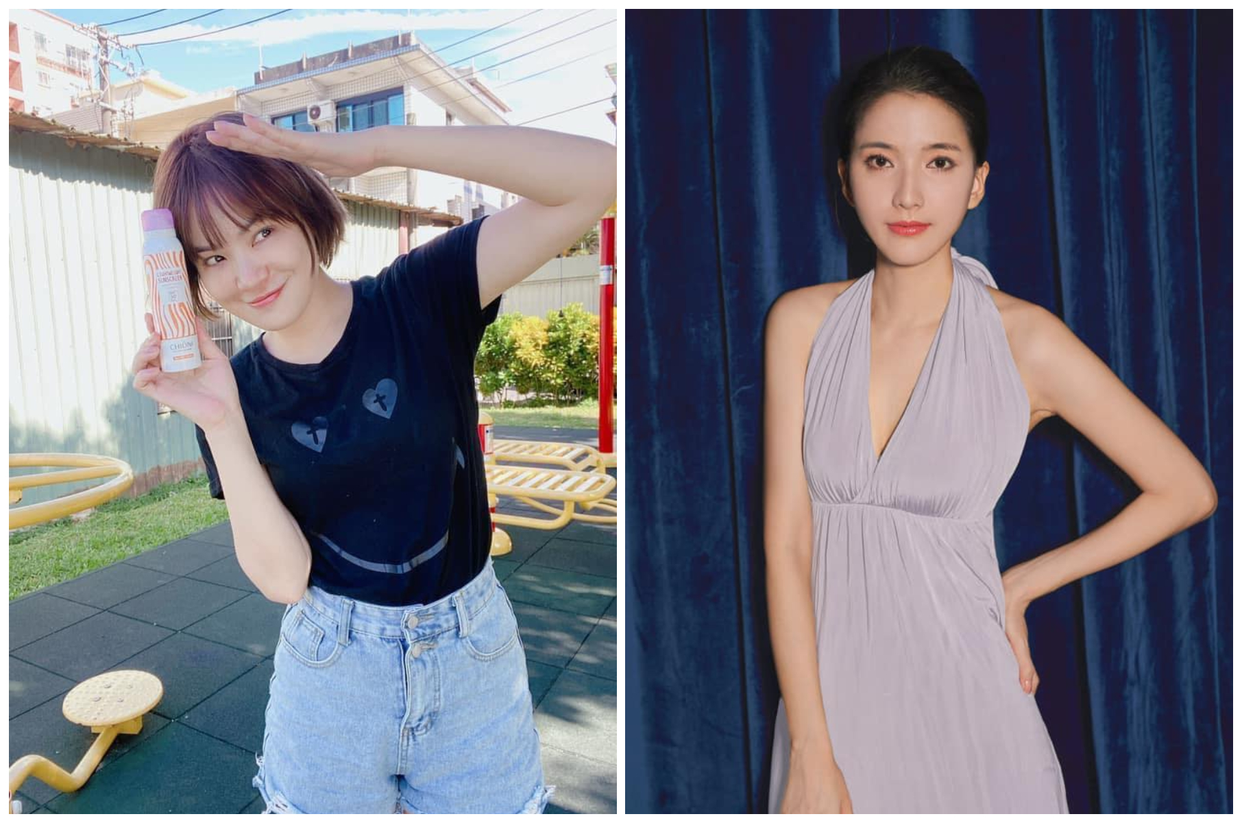 陳怡、陳匡怡深夜隔空在臉書互嗆。（翻攝陳沂臉書、陳匡怡臉書）