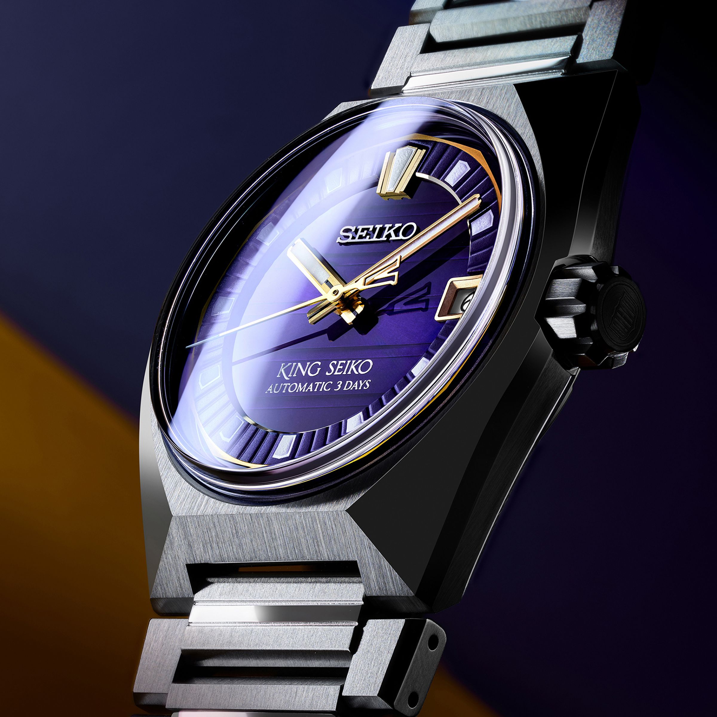  King Seiko Vanac｜SLA083／錶徑41mm／不鏽鋼材質／時、分、秒、日期指示／8L45自動上鍊機芯／動力儲存約72小時／定價NT$95,000