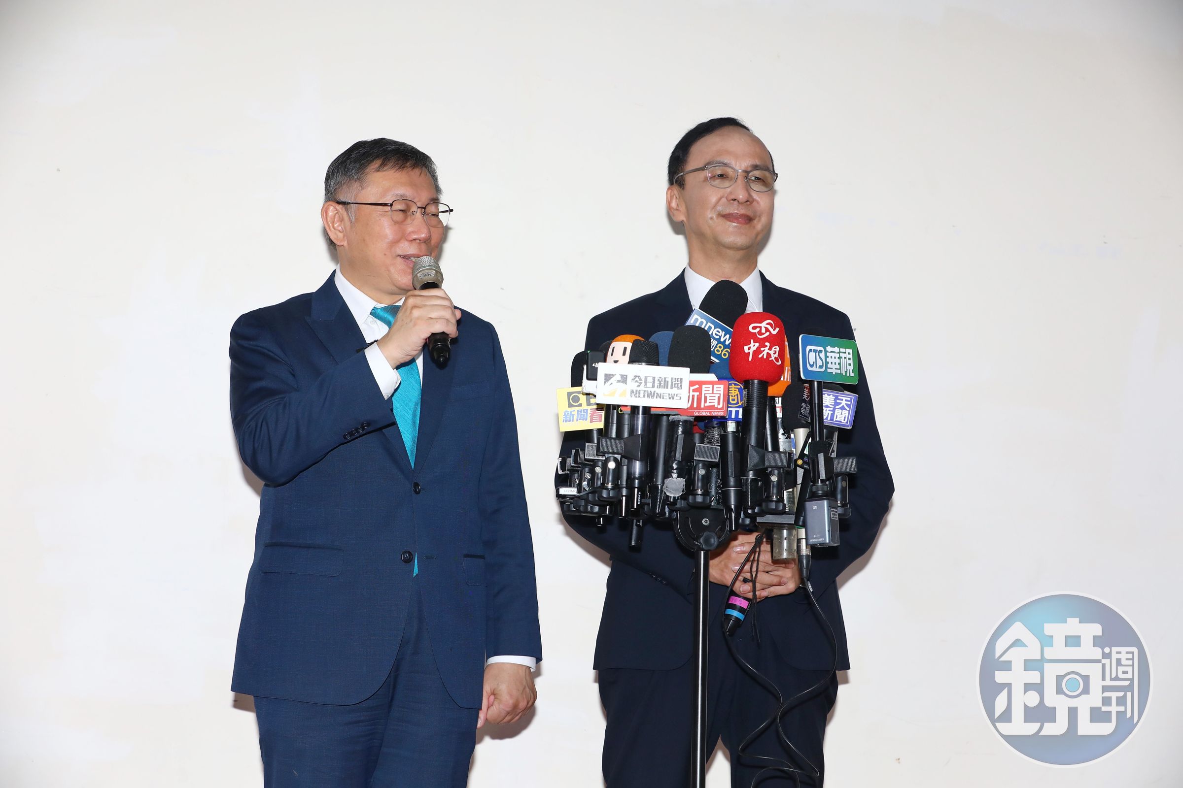 藍白2黨主席今終於見面談協商合作,會後發表4點聲明,表示會在立委席次上互相支援、讓席次最大化。