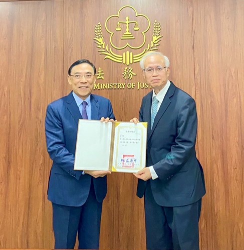 法務部長蔡清祥聘任高檢署檢察長張斗輝為犯保協會董事。