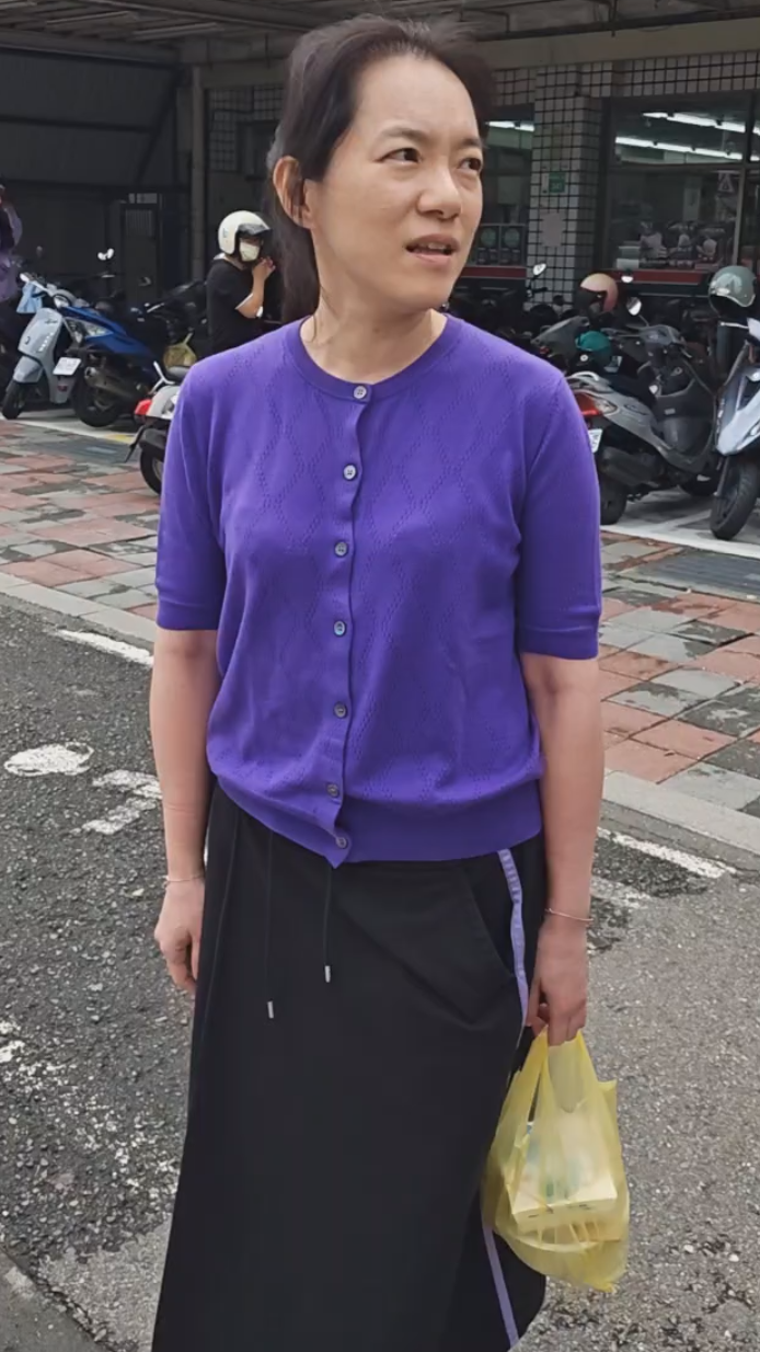 陳幸妤日前手提的餐點是住家附近的老店。