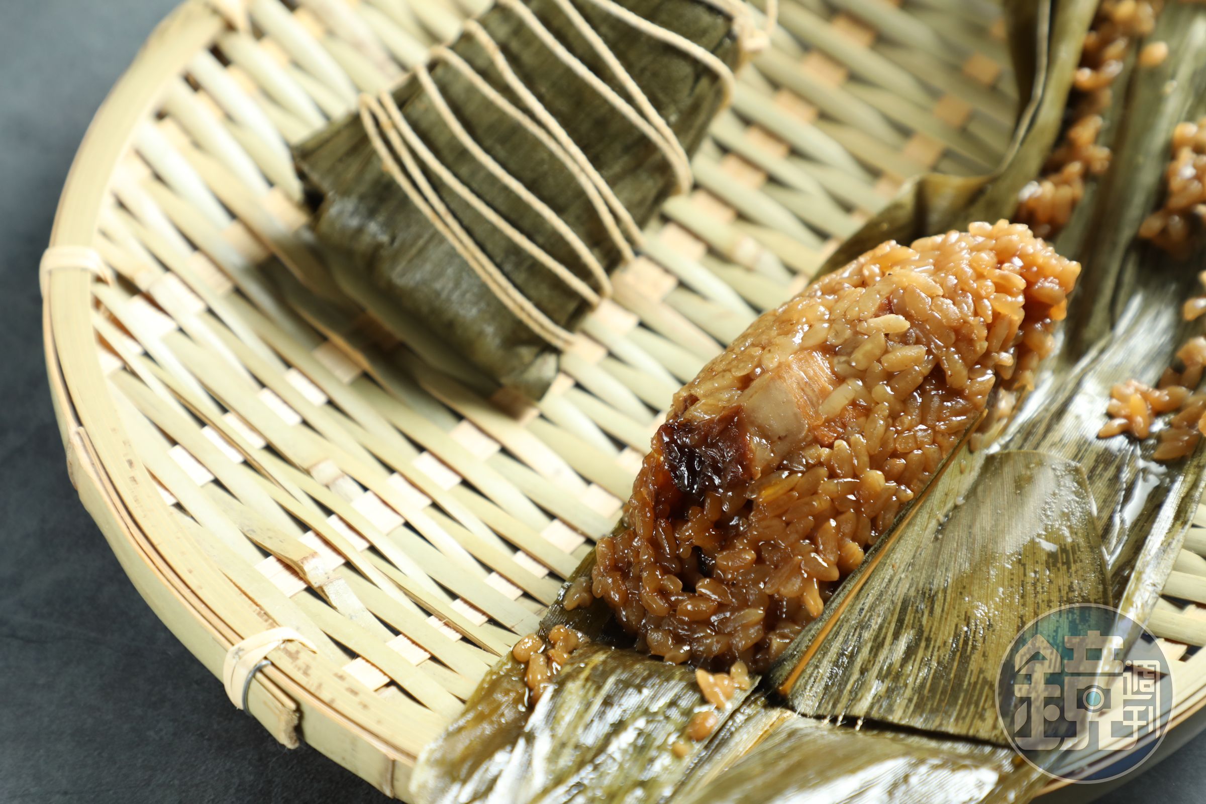點水樓的「金華火腿湖州粽」，也秀雅可口。