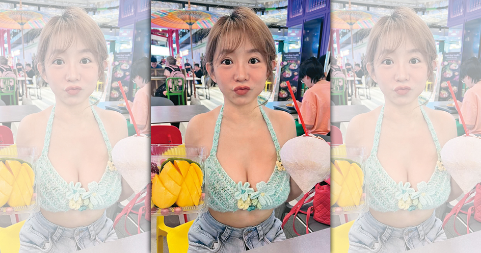 郭書瑤辣秀美照，到底哪裡有嬸味？你說！（揪住記者衣領）（翻攝自郭書瑤IG）