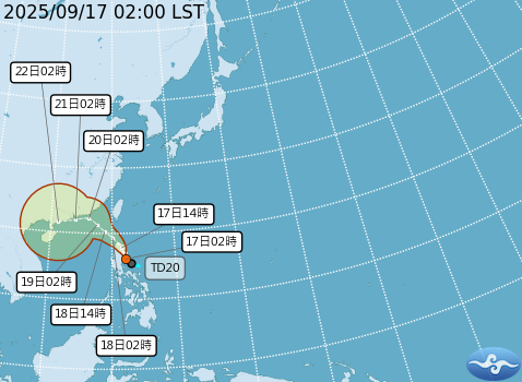 米塔颱風恐將生成。（取自氣象署官網）