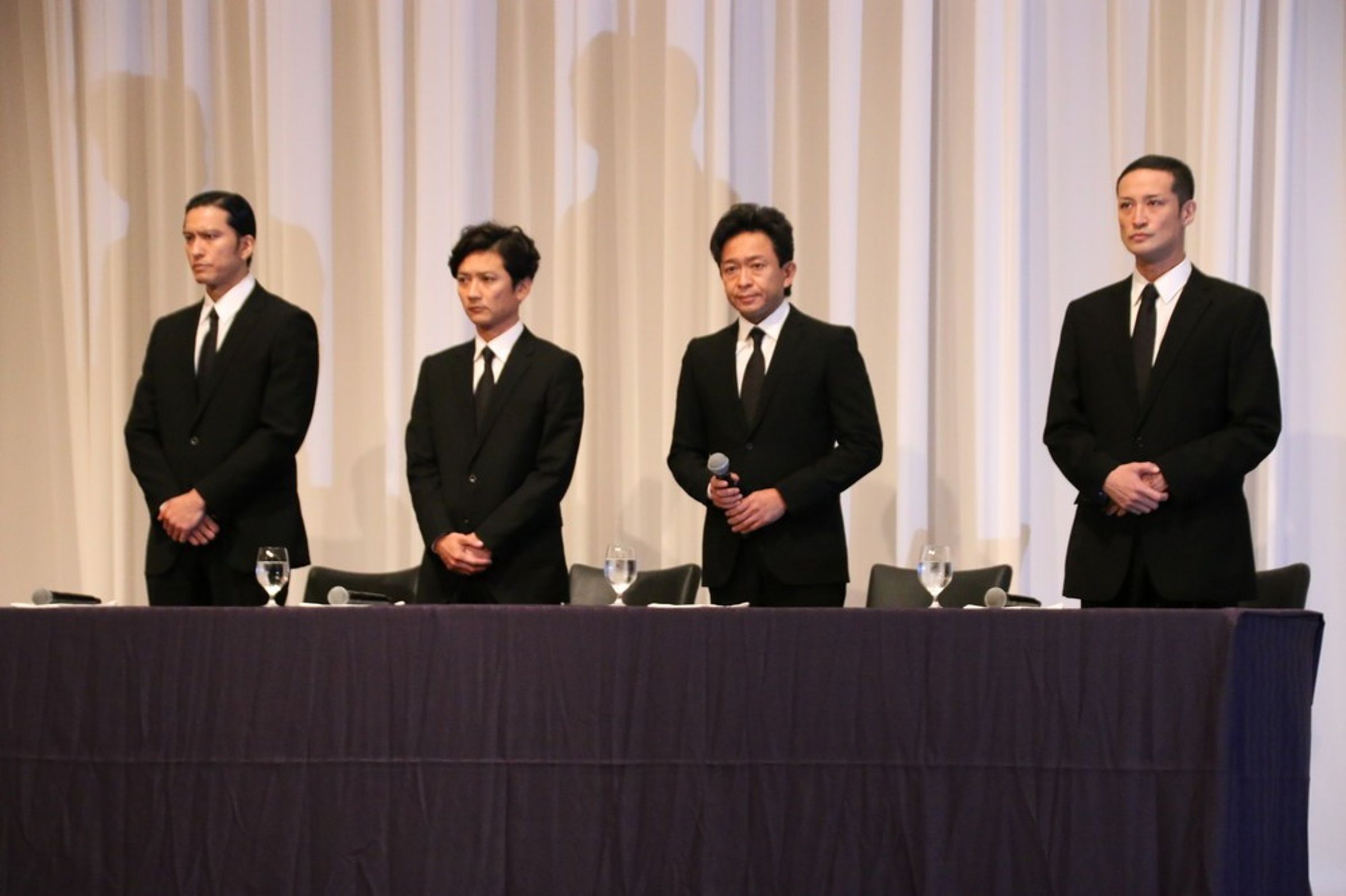 TOKIO成員曾為山口達也開記者會道歉。（網路圖片）
