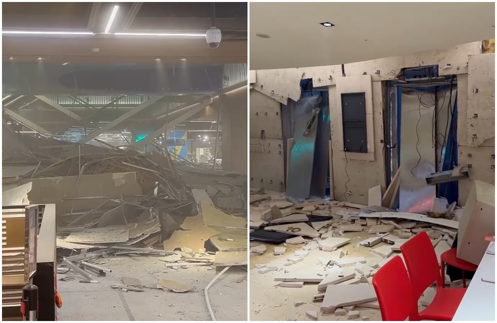 台中新光三越美食街發生氣爆意外。（翻攝網路）