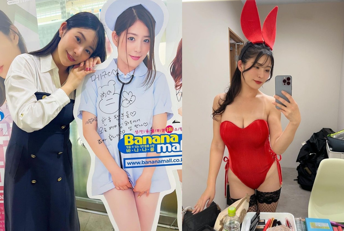 AV女優惠理擁有甜美臉蛋，魔鬼身材，18歲就出道拍片。（翻攝IG@meguri.0504）