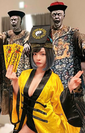 郭鬼鬼這套道士服很可以,推薦張軒睿買起來。(翻攝自郭鬼鬼臉書)
