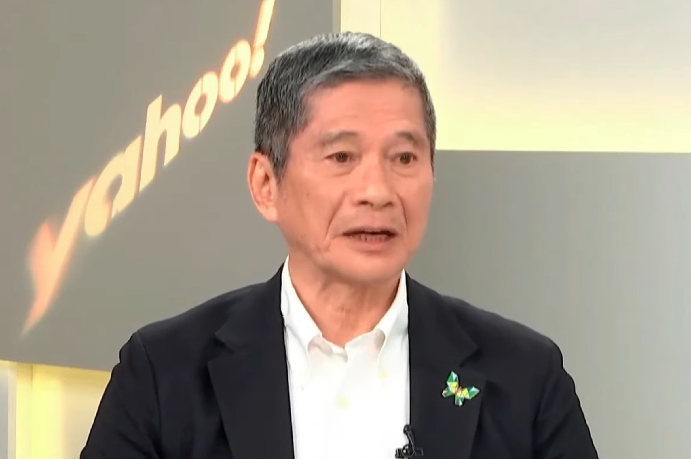 中央社董事長李永得8日在網路節目上，提及謝幸恩事件是中央社百年醜聞。（翻攝YouTube頻道「台灣青一色」）