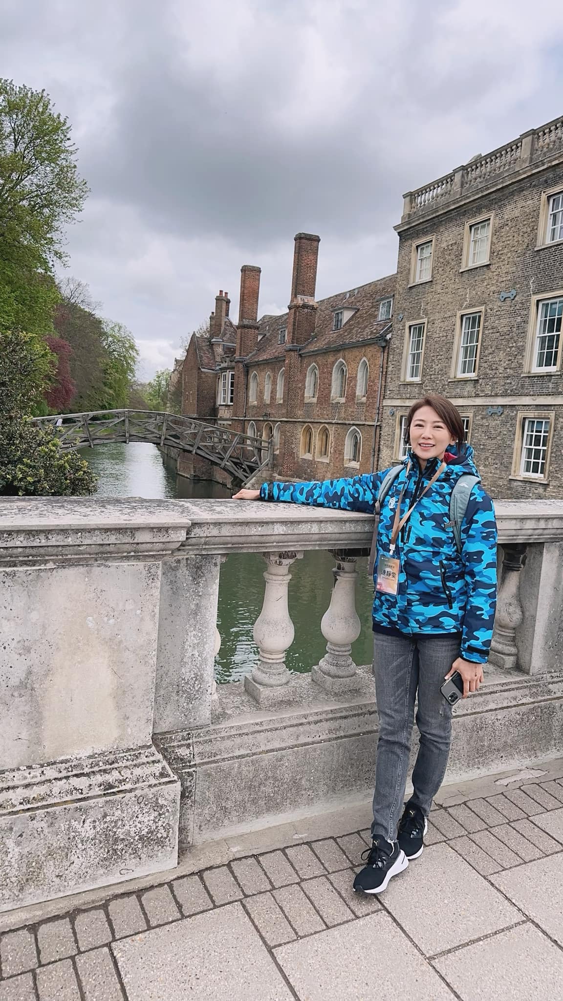 連靜雯到英國劍橋、牛津大學上課進修。（楠軒工作室）