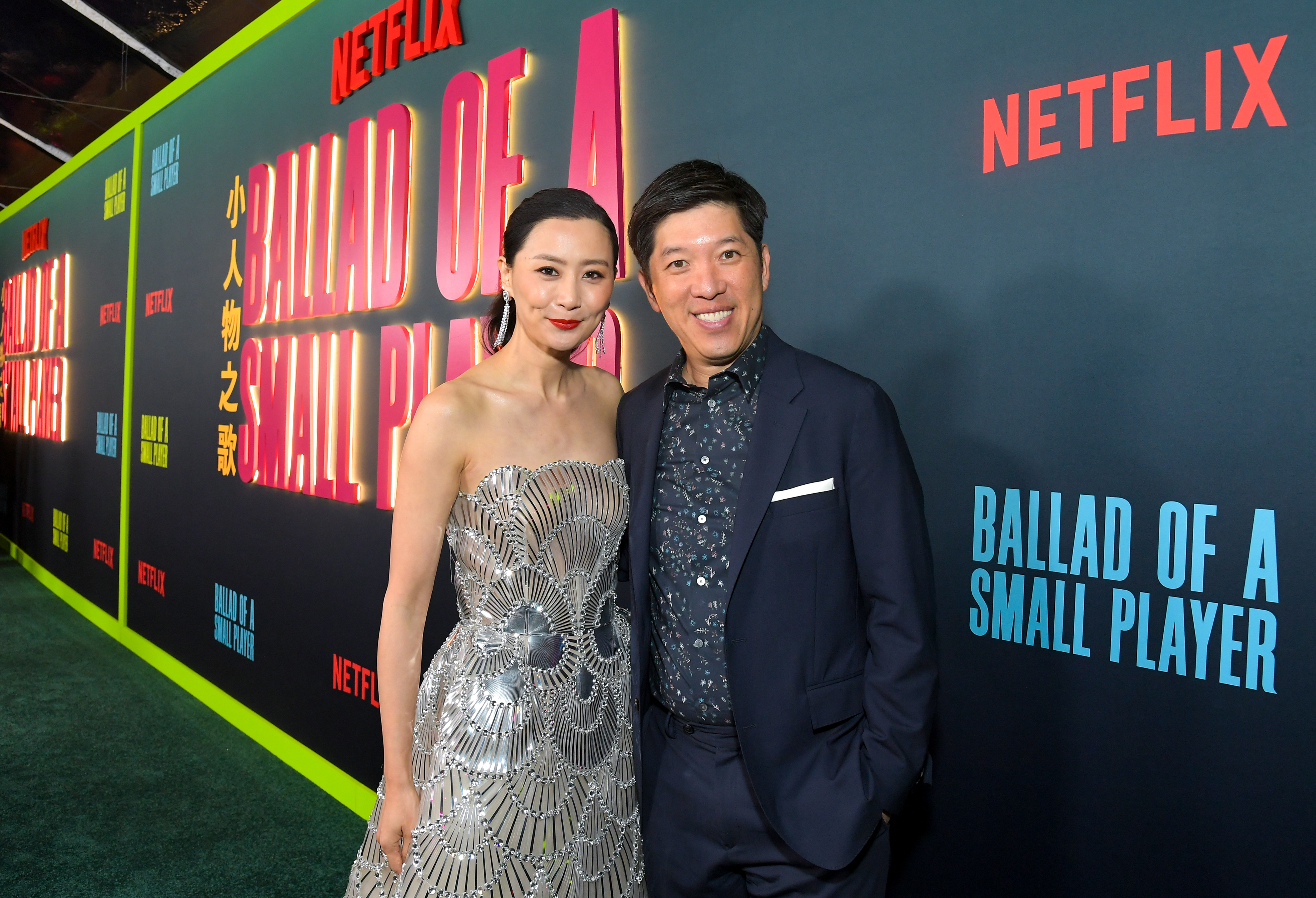 陳法拉（左）與Netflix電影部門主管林暐（右）。（Netflix提供）
