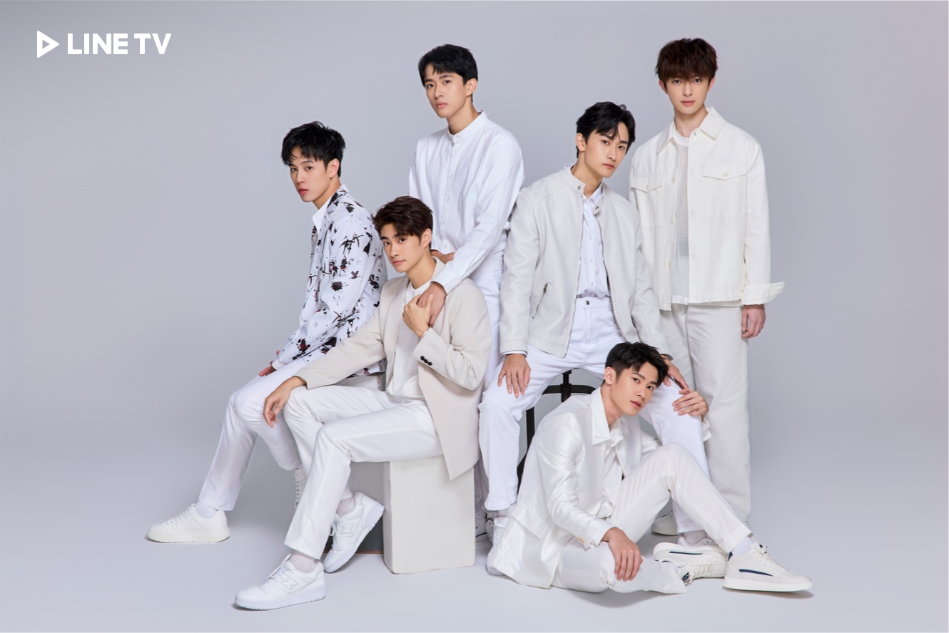 全新BL劇《獨佔接班人》演員陣容公開，包括毛祁生、張家陞、徐瑋澤、朴靖恆、孫麥傑、鄭吏佑等人，根本就像男團出道。（LINE TV提供）
