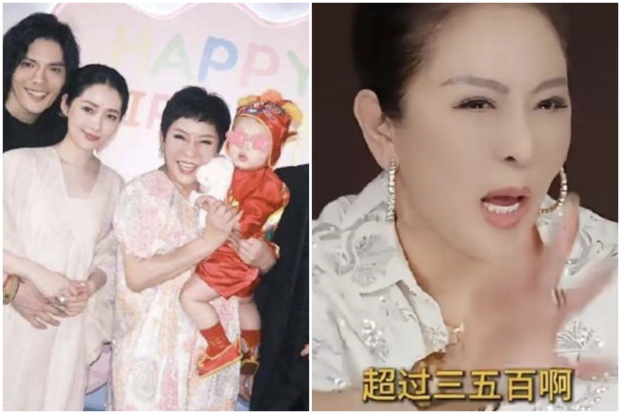 香港娛樂圈知名人物「向太」陳嵐,向來以霸氣形象示人,近日喊出評價育兒,結果被打臉。(翻攝自微博)