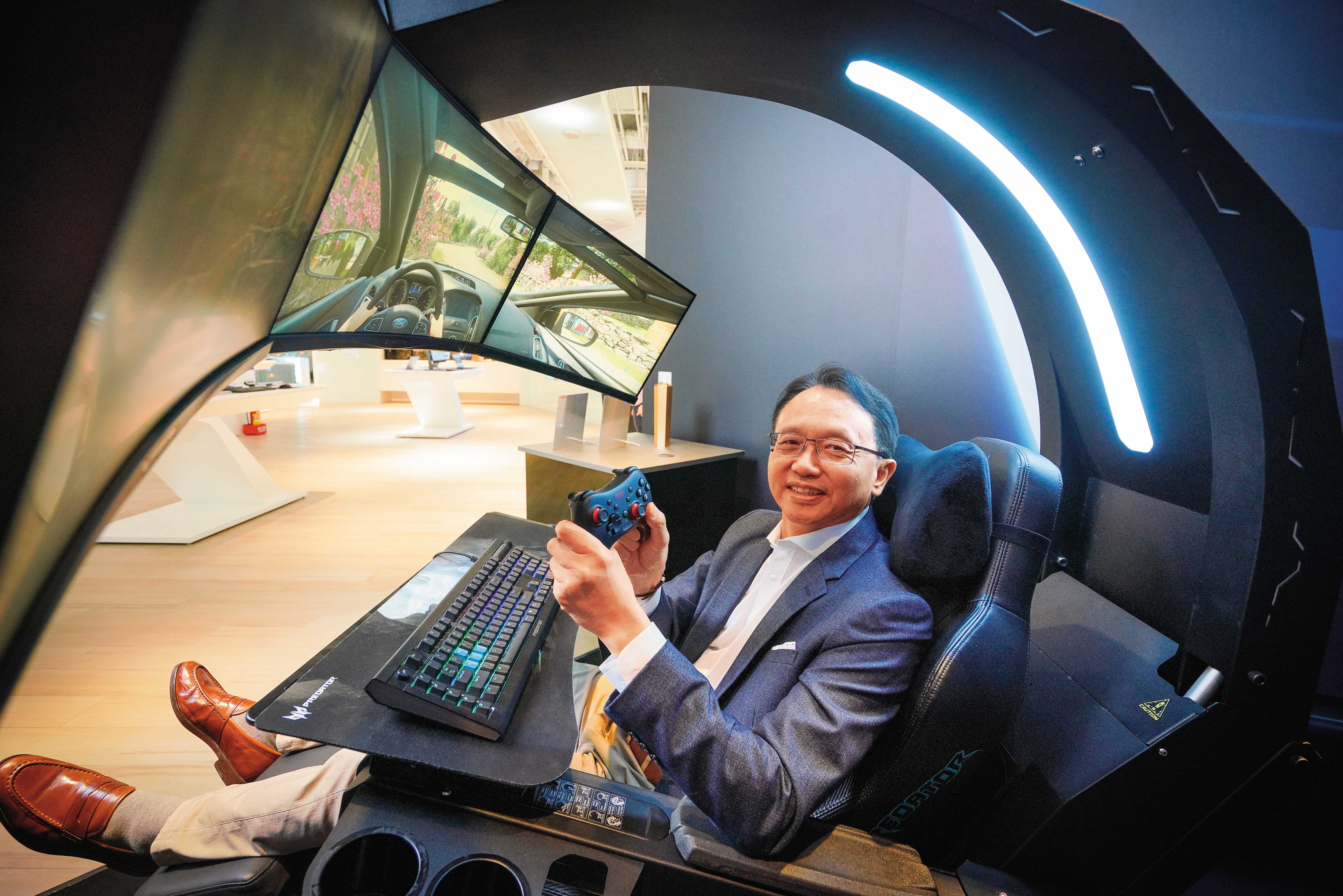 陳俊聖鎖定電競市場啟動宏碁多元事業，朝上下游與周邊發展。