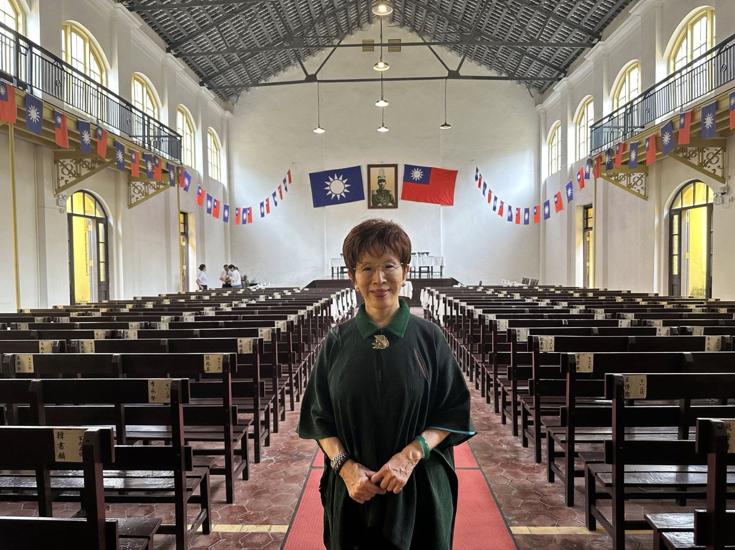 洪秀柱證實將參加中國九三閱兵典禮。（翻攝洪秀柱臉書）
