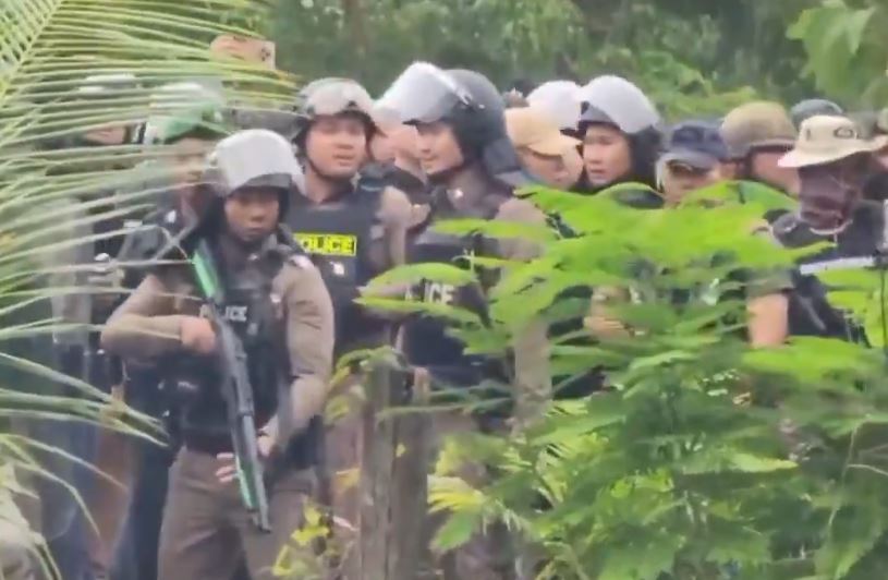 停火不到2個月，泰柬雙方又在有爭議的邊境村莊爆發大規模流血衝突。（翻攝自X）