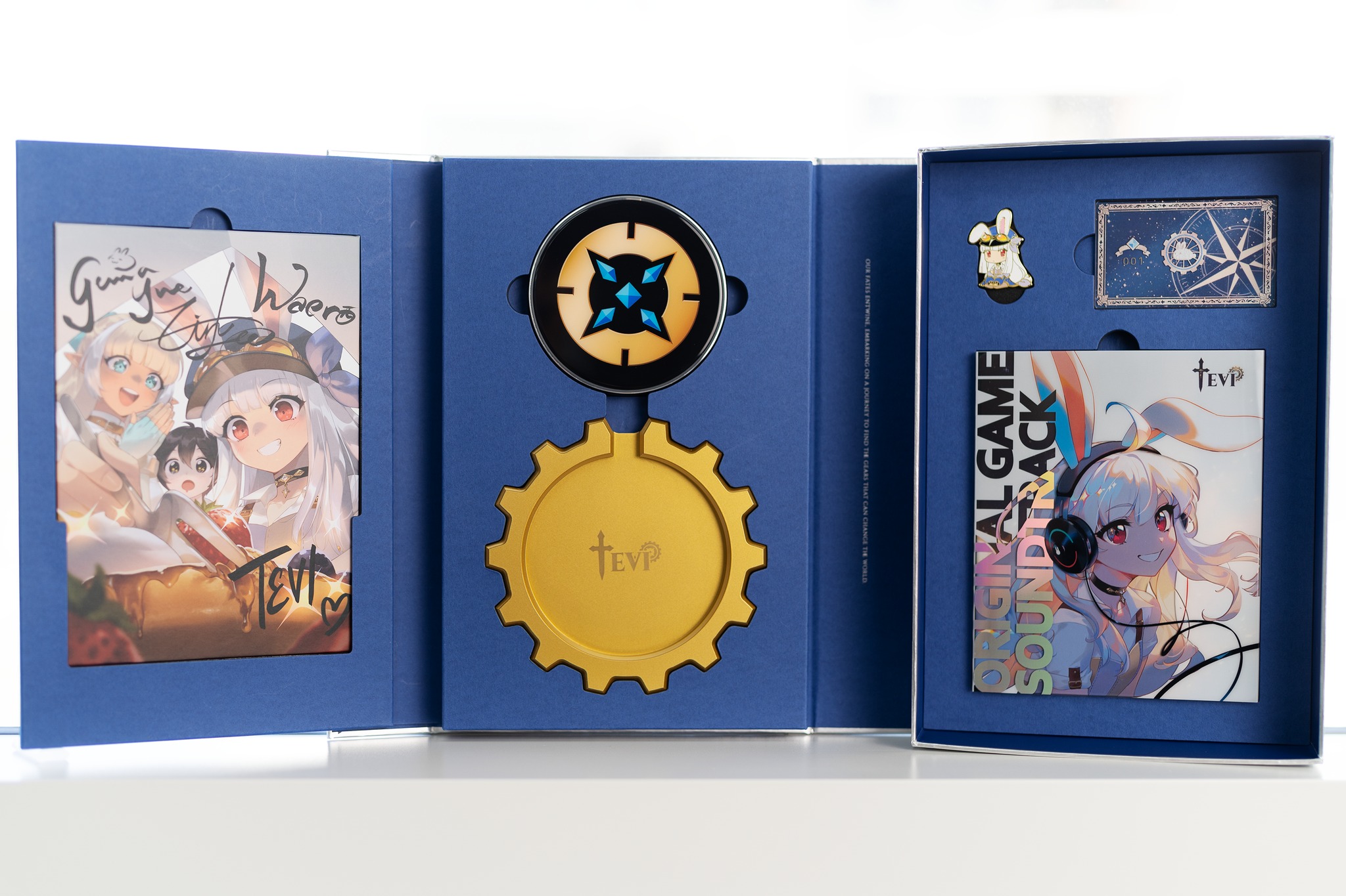 《TEVI》去年底上市時,也同步推出預購實體商品。(翻攝自TEVI臉書)