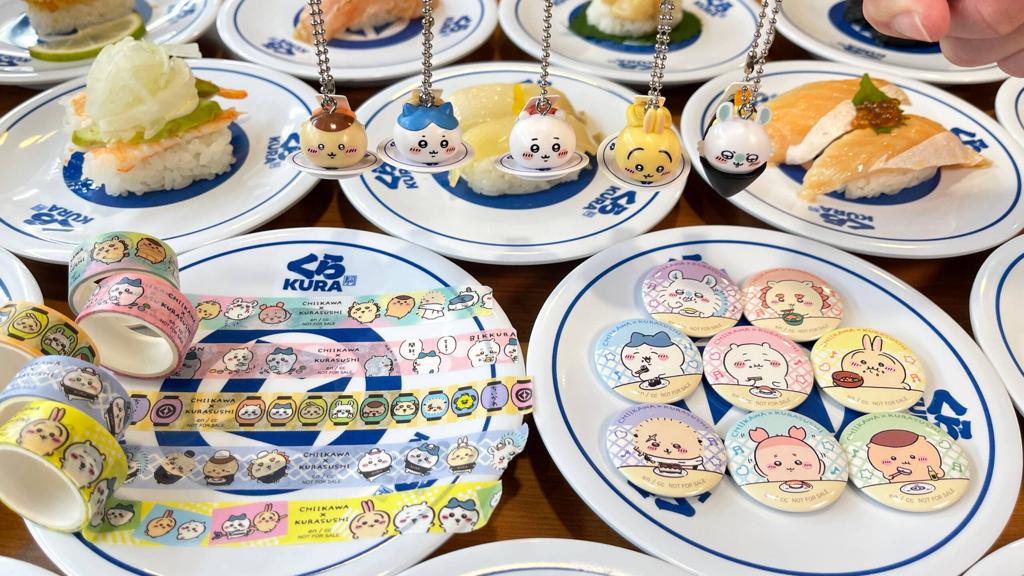 藏壽司與人氣漫畫吉伊卡哇推出聯名扭蛋活動，因大受好評而提前結束。（藏壽司提供）